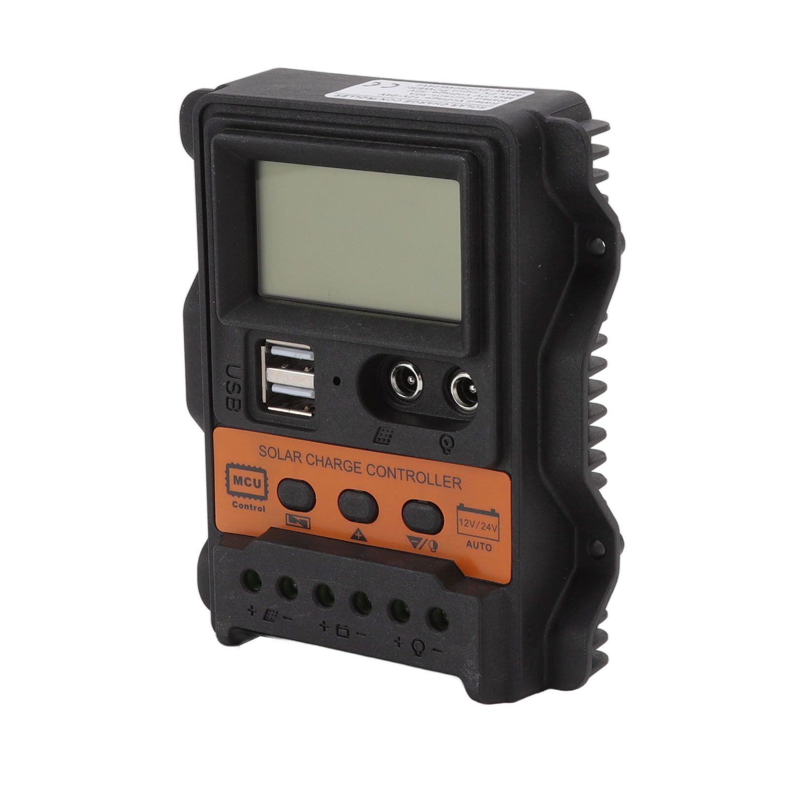 12V 24V Dual USB Solar Charge Controller PWM Photovoltaic Solar Panel Charge Regulator with LCD Display 30A - Image 7
