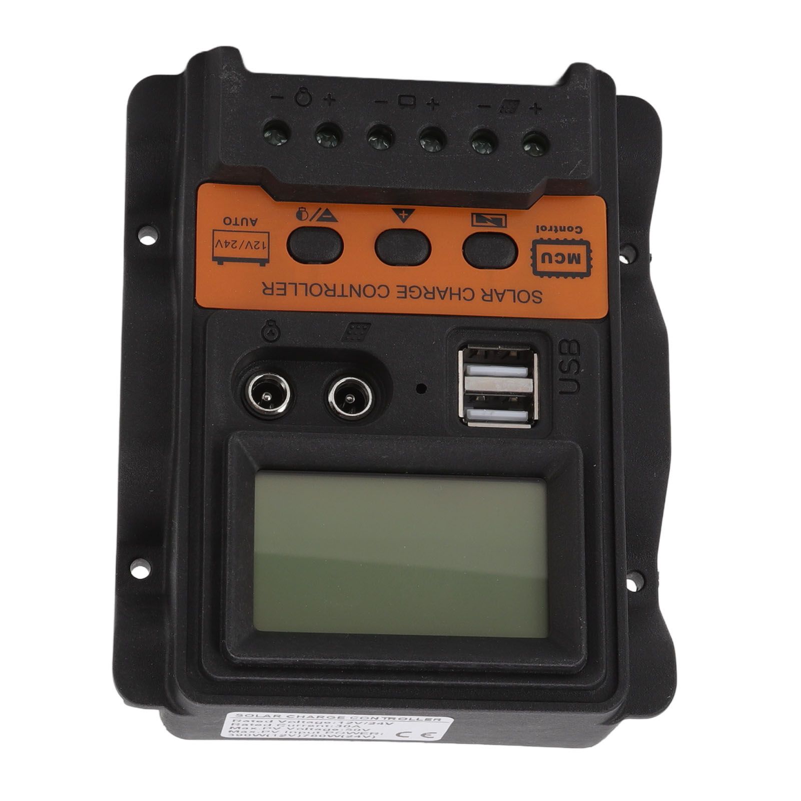 12V 24V Dual USB Solar Charge Controller PWM Photovoltaic Solar Panel Charge Regulator with LCD Display 30A - Image 8