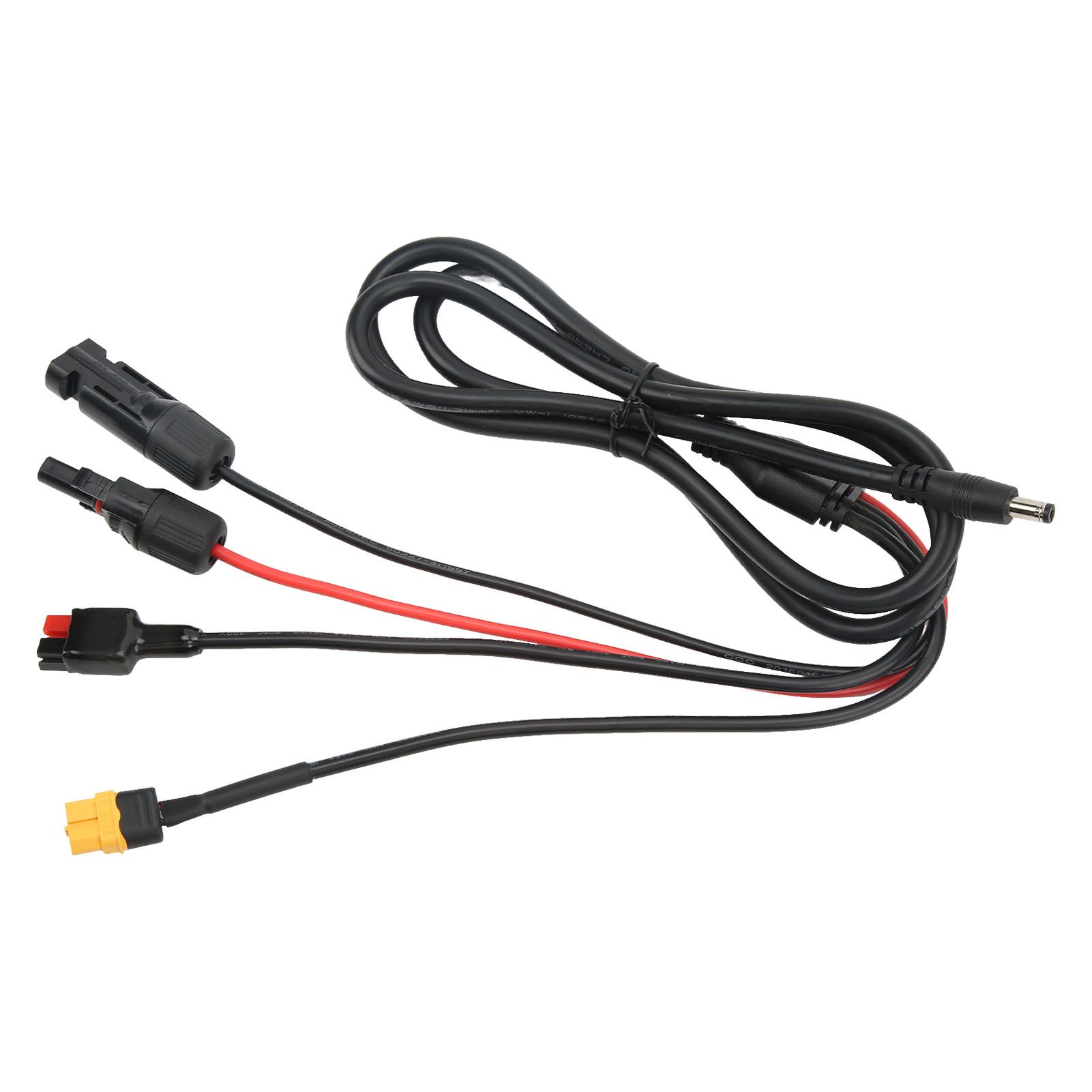 1 to 4 Solar Panel Plug to DC 5.5x2.1mm Adapter Extension Power Cable Solar Panel Charger Connecting Cable - Image 2