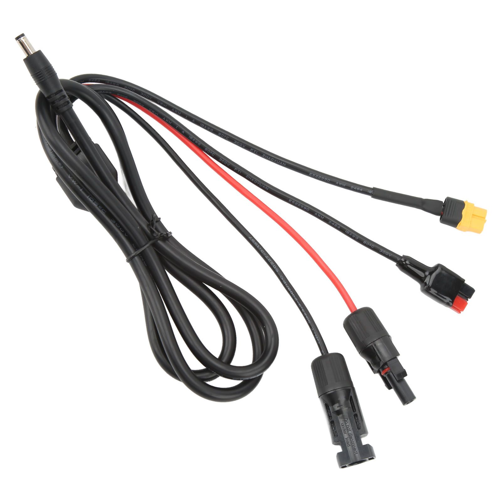 1 to 4 Solar Panel Plug to DC 5.5x2.1mm Adapter Extension Power Cable Solar Panel Charger Connecting Cable - Image 6