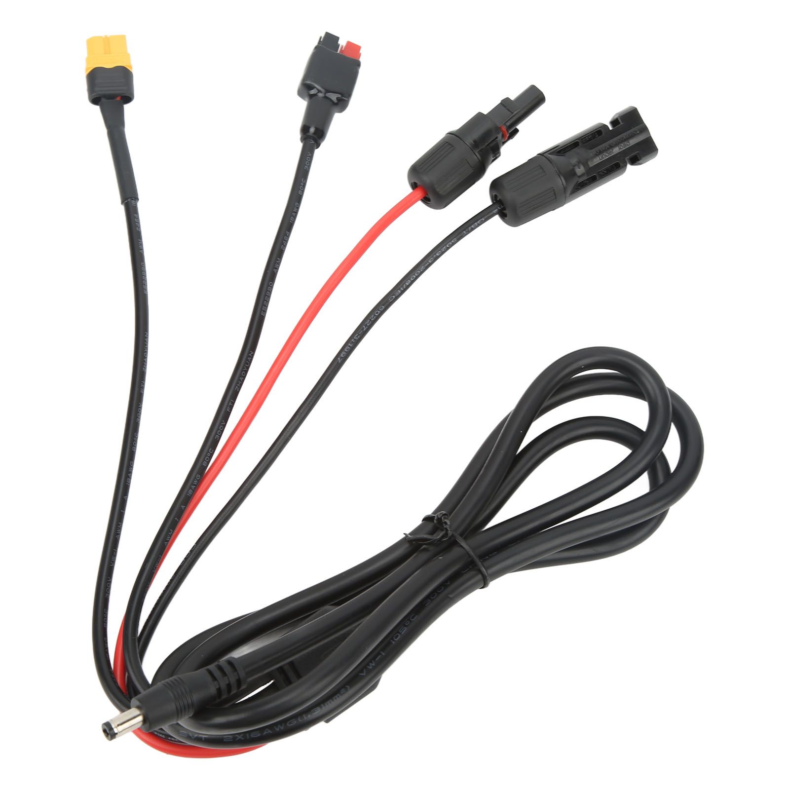1 to 4 Solar Panel Plug to DC 5.5x2.1mm Adapter Extension Power Cable Solar Panel Charger Connecting Cable - Image 7