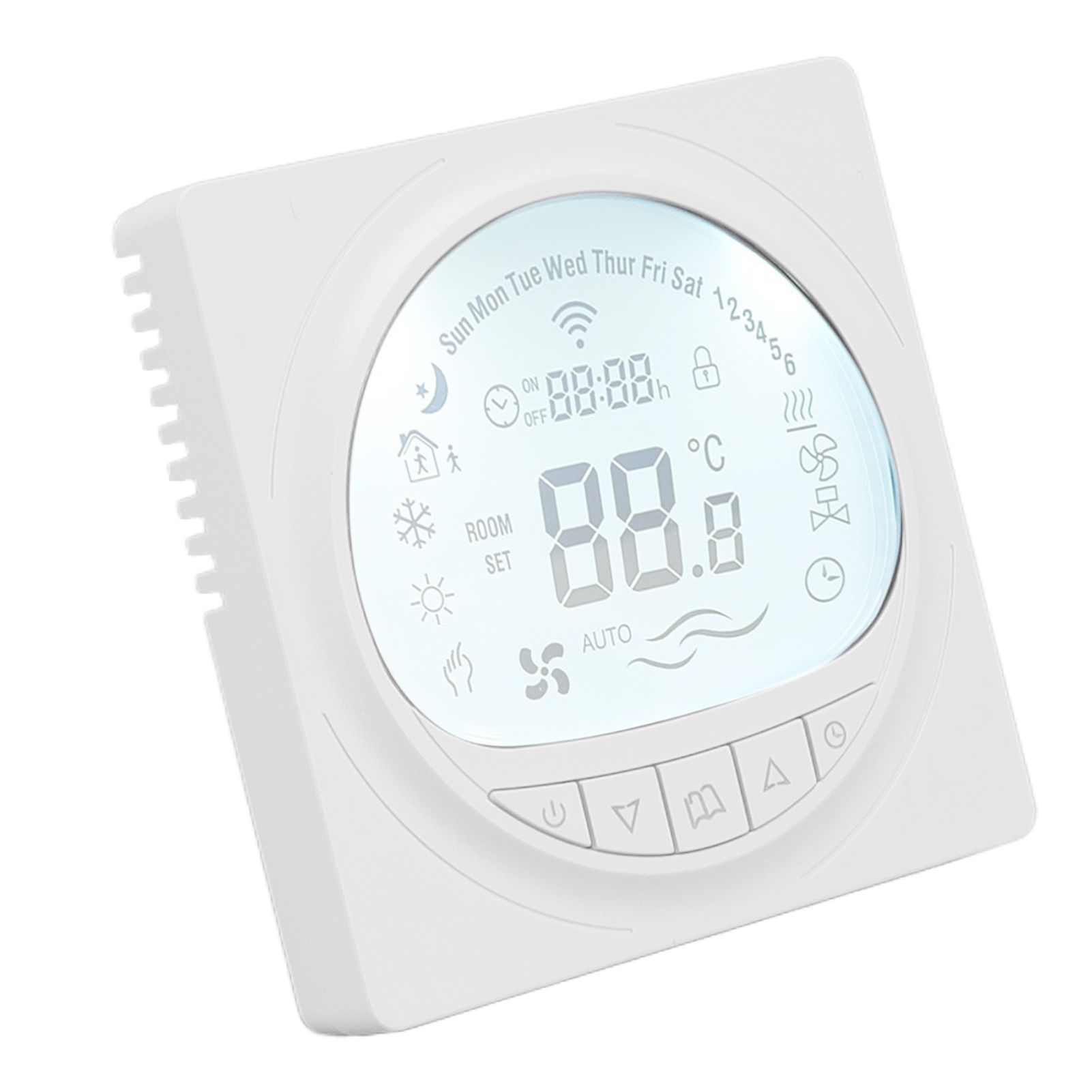 Floor Heating Thermostat Programmable Large LCD Display Plumbing Temperature Controller with 485 Communication 220V - Image 3