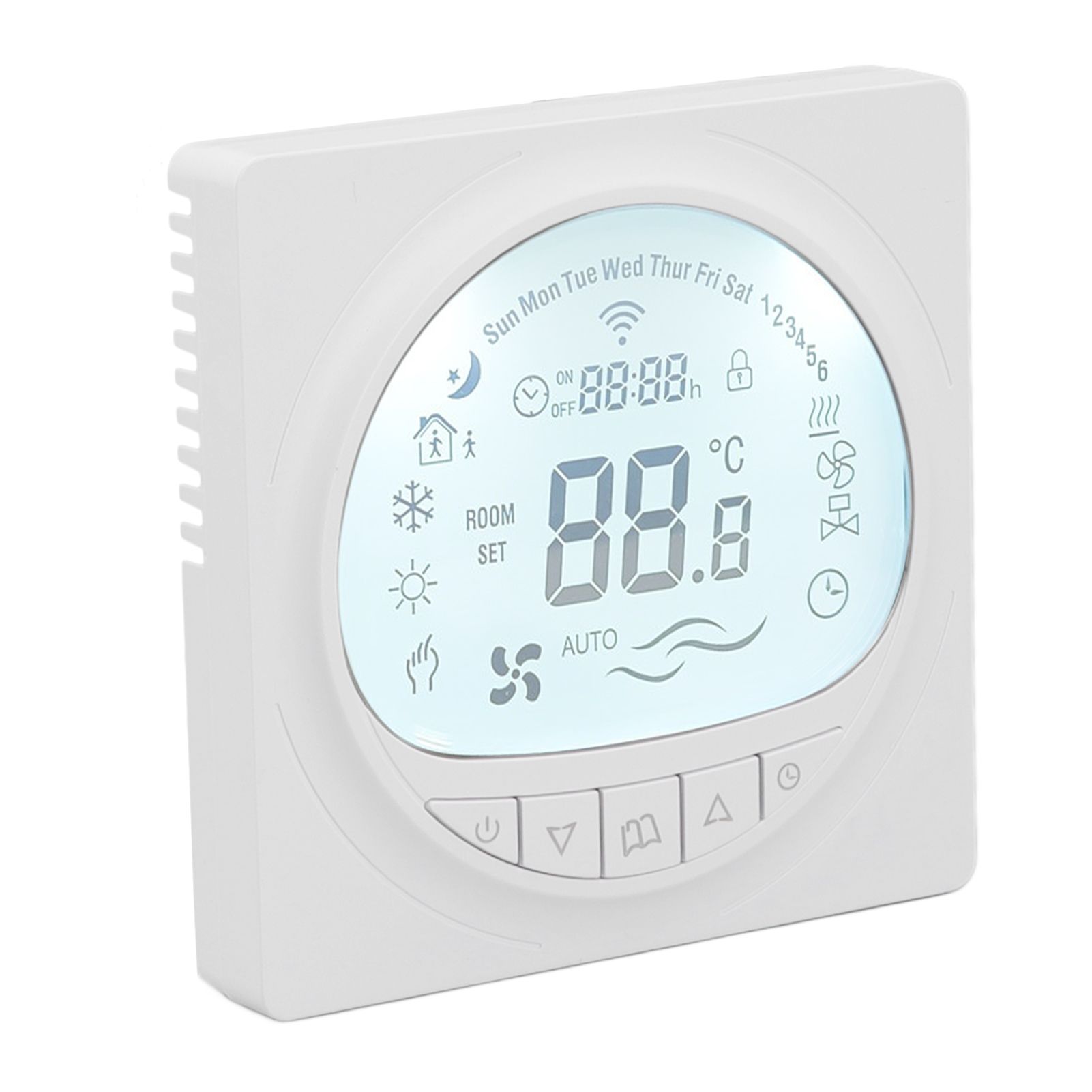 Floor Heating Thermostat Programmable Large LCD Display Plumbing Temperature Controller with 485 Communication 220V - Image 4