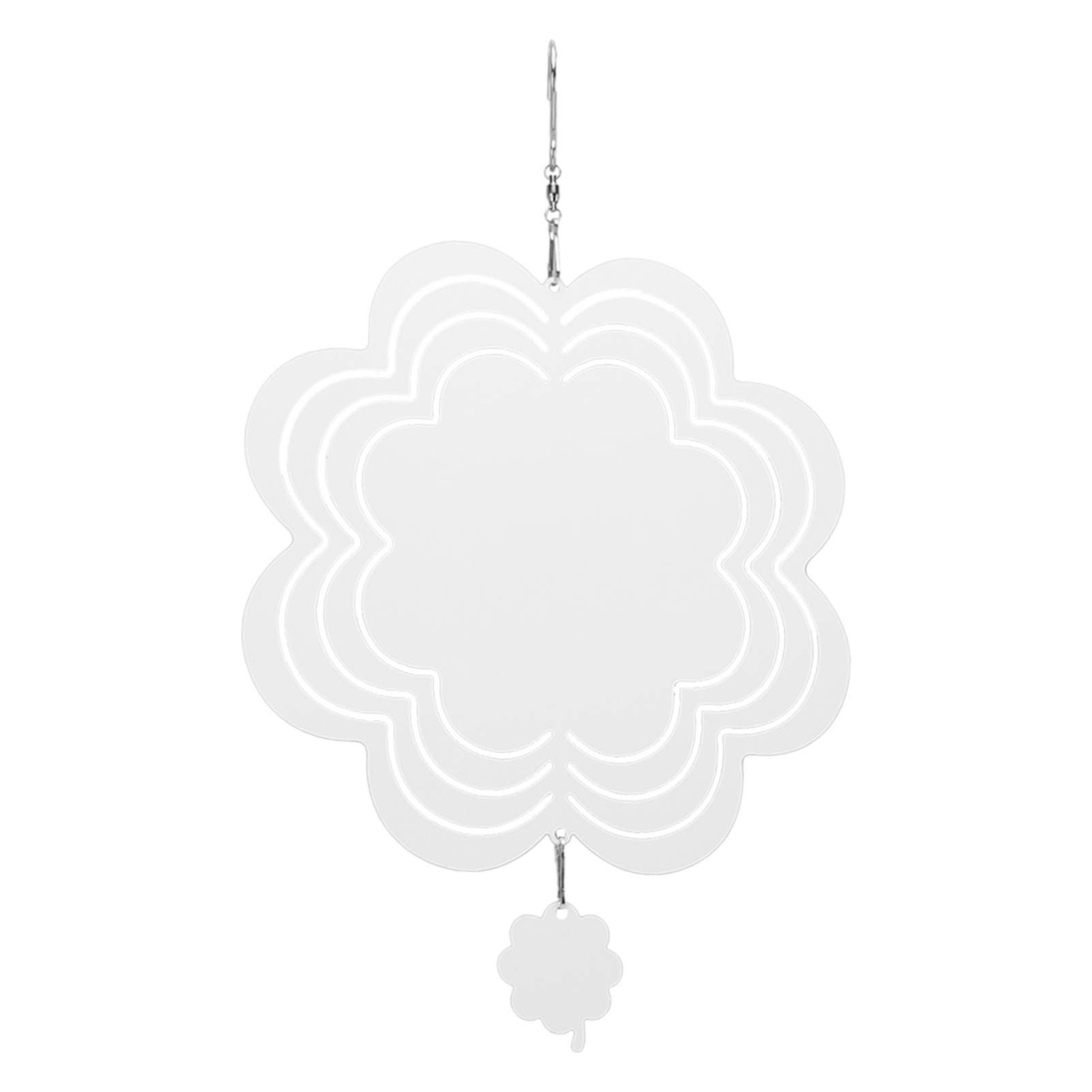 DIY Sublimation Wind Chime Aluminum Blank Wind Chimes Hanging Pendant for Outdoor Garden Courtyard Decoration 200x200x1mm - Image 7