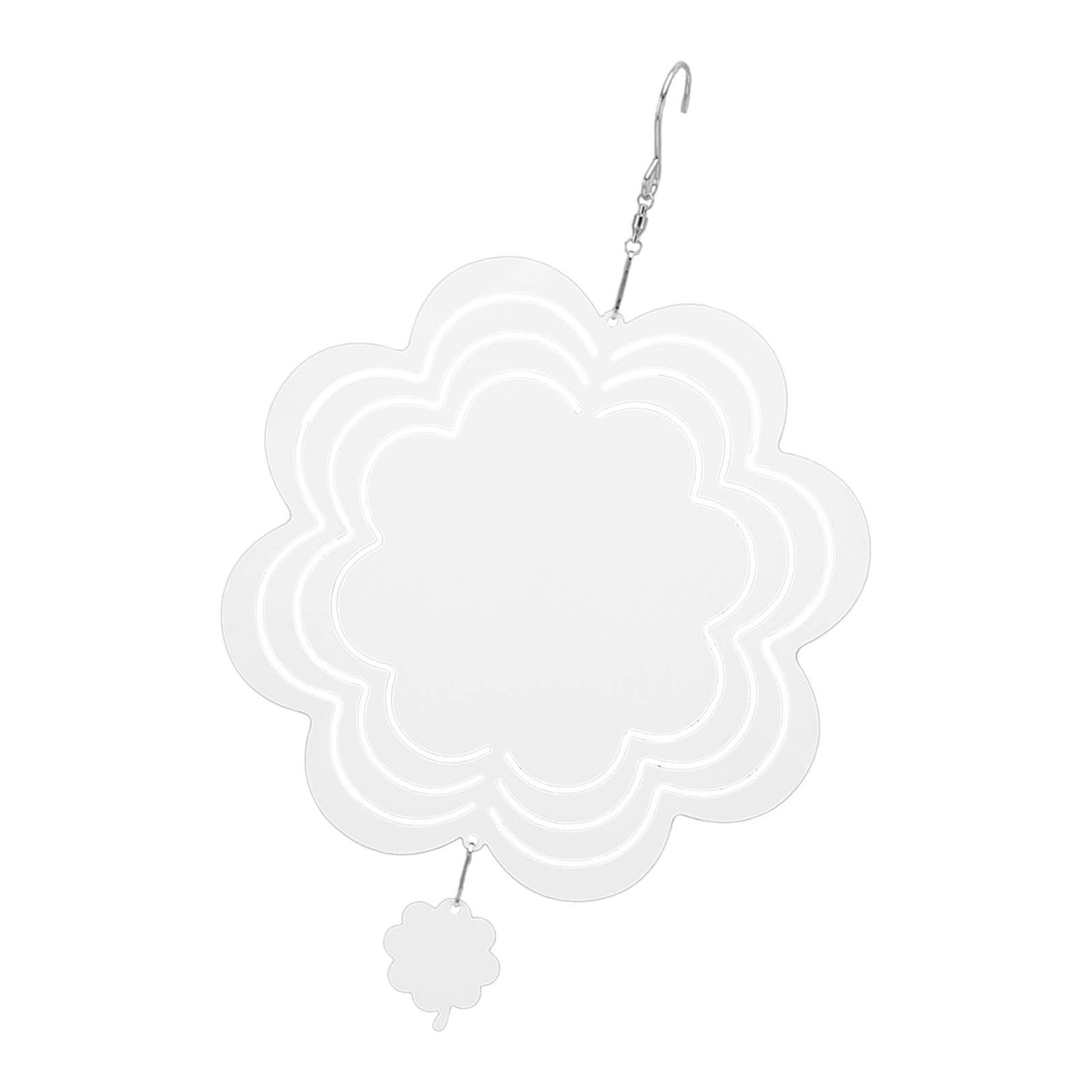 DIY Sublimation Wind Chime Aluminum Blank Wind Chimes Hanging Pendant for Outdoor Garden Courtyard Decoration 200x200x1mm - Image 8