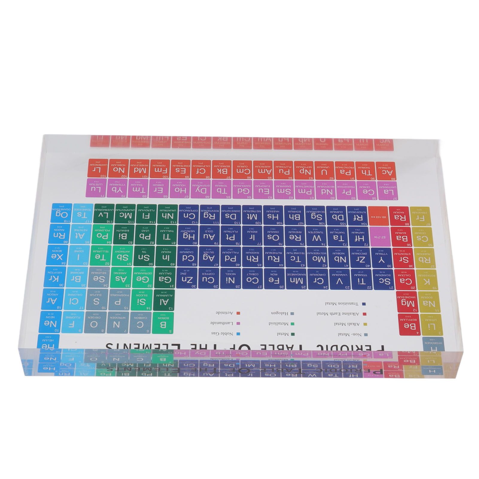 Educational Periodic Table Decoration Safe Odorless Modern Acrylic Periodic Table Elements for Home School Large Size - Image 5