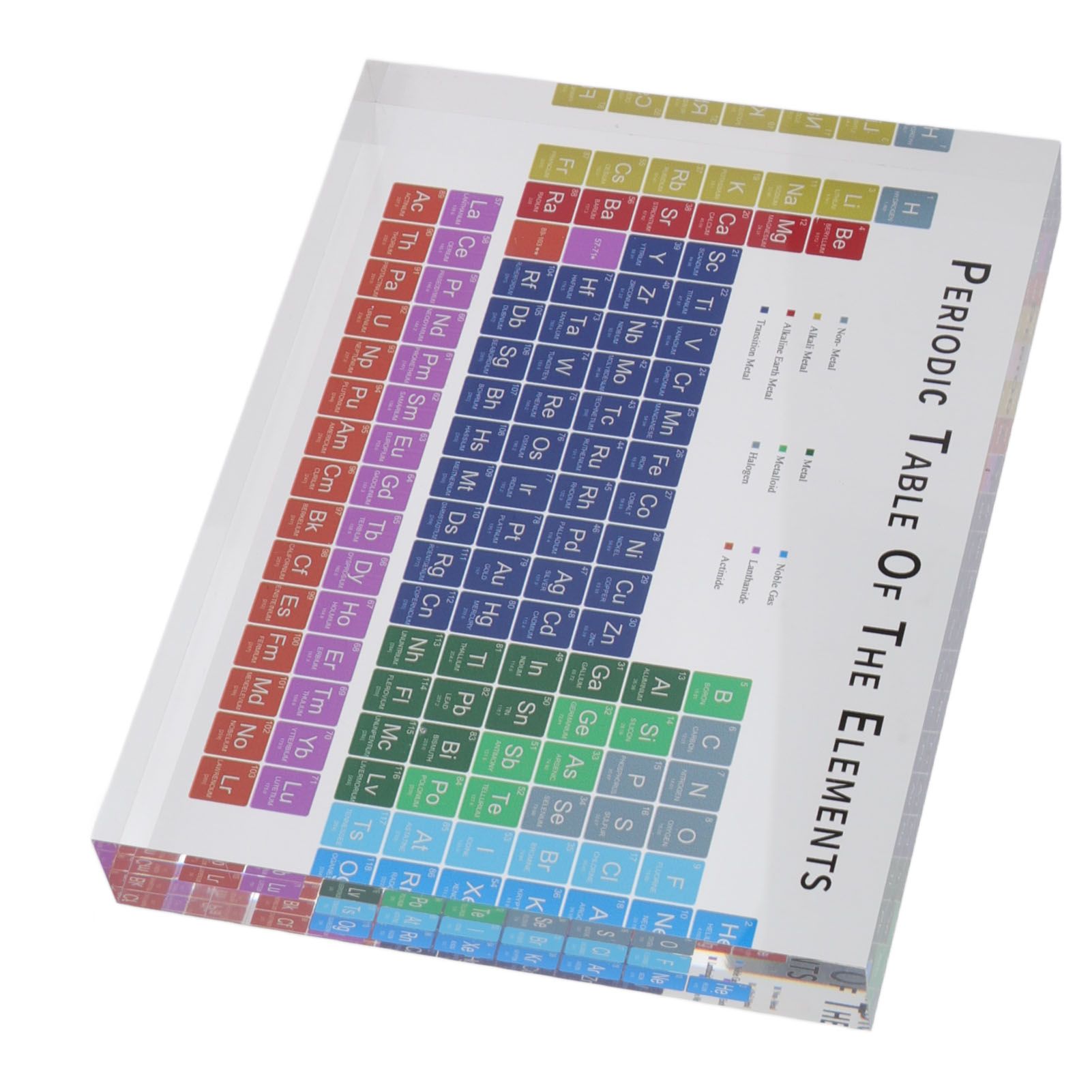 Educational Periodic Table Decoration Safe Odorless Modern Acrylic Periodic Table Elements for Home School Small Size - Image 3