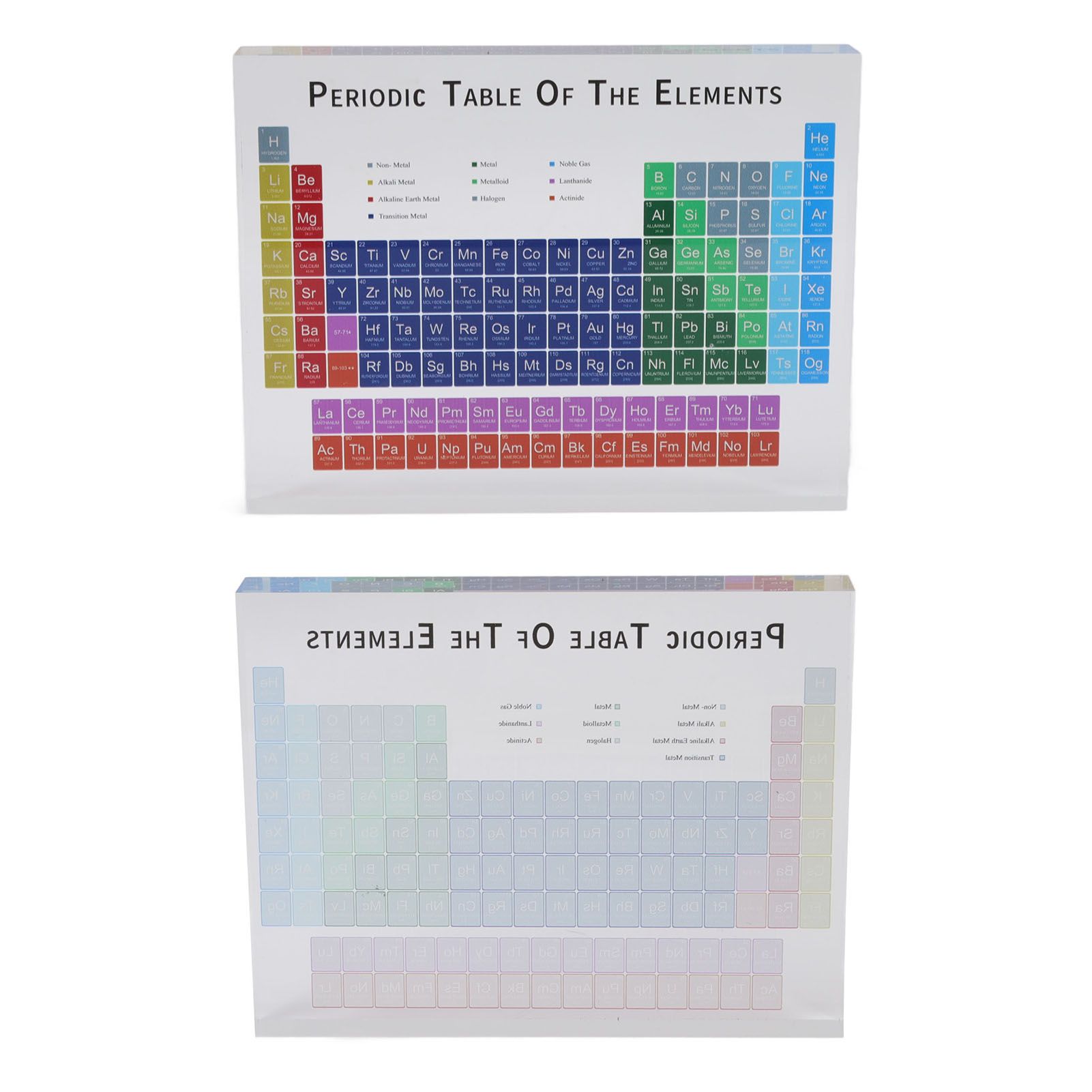 Educational Periodic Table Decoration Safe Odorless Modern Acrylic Periodic Table Elements for Home School Small Size - Image 8