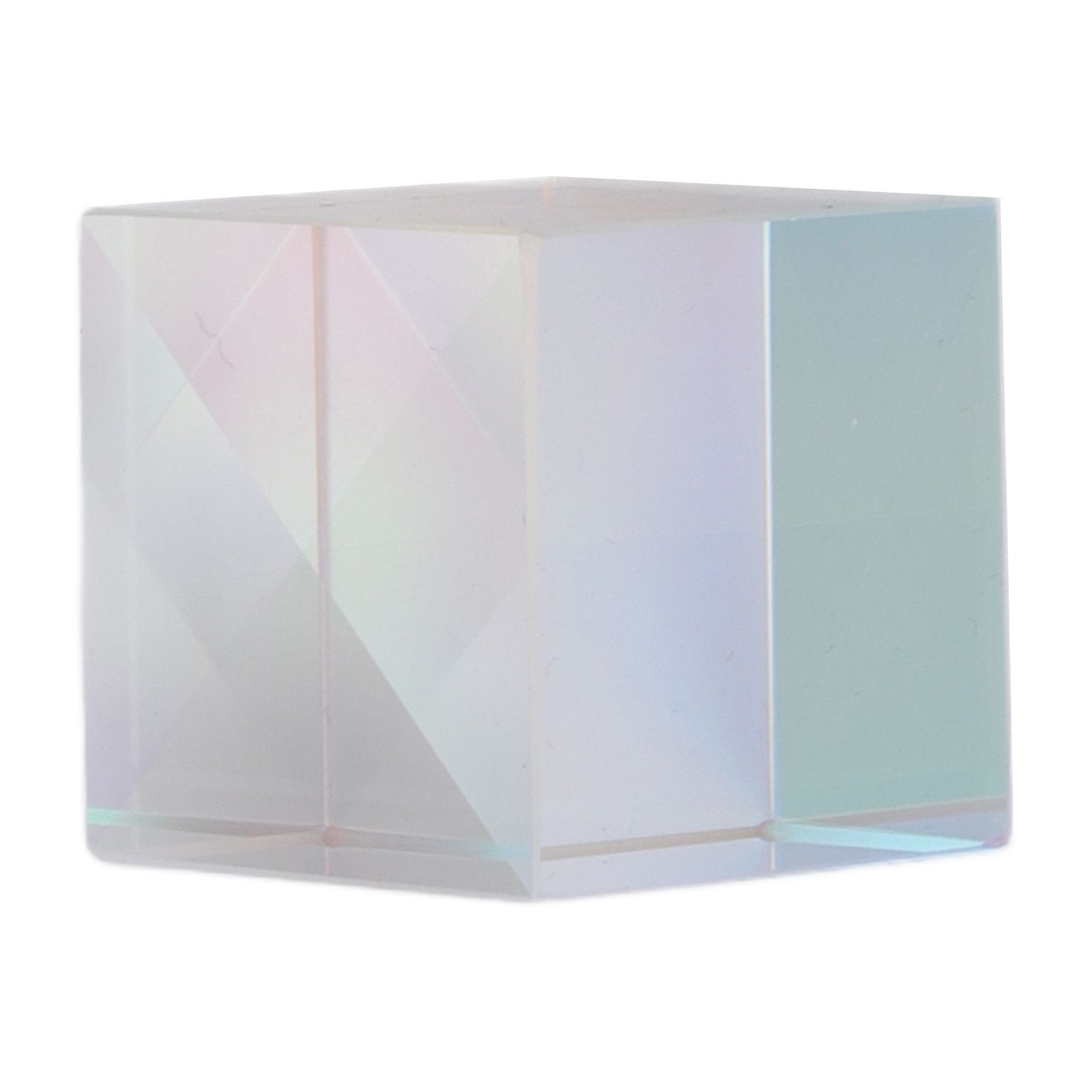 Prism Cube Optical Glass RGB Dispersion Color Cube Sun Catcher X Cube Prism Birthday Gift 20x20x20mm/0.8x0.8x0.8in - Image 2