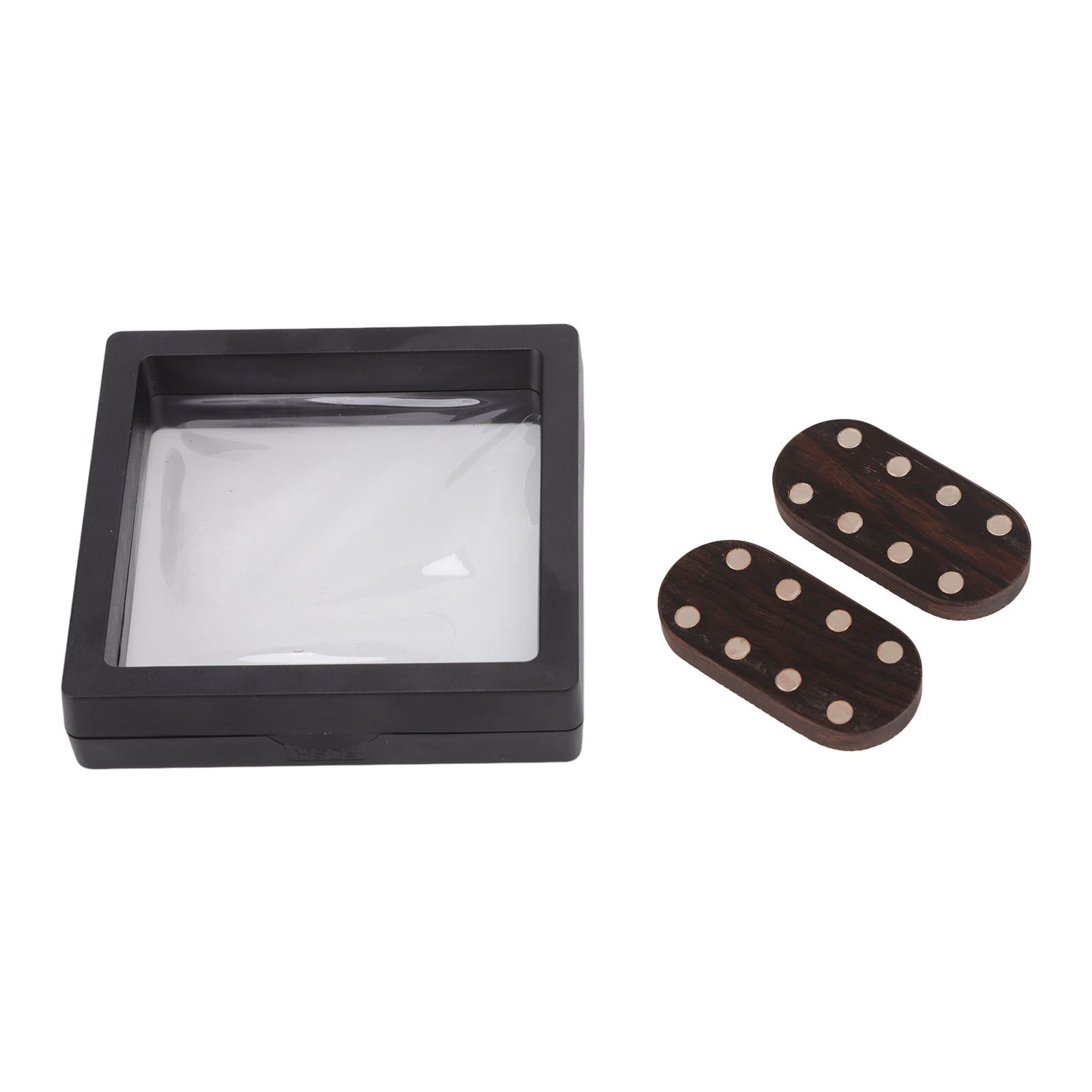 Ebony Magnetic Push Slider Toy Anti Stress Adults Hardwood Push Slider Stress Relief Sensory Toys Autism ADHD Unlimited Sunflower - Image 1