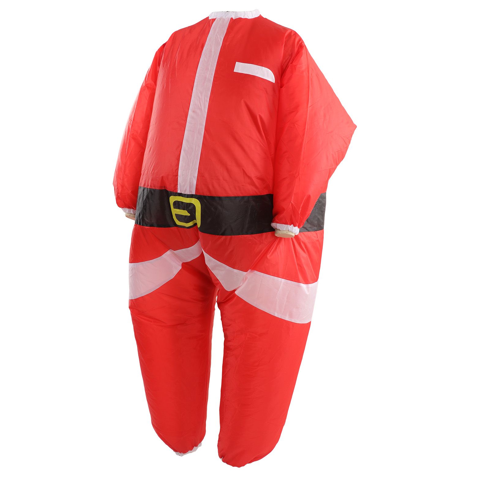 Inflatable Santa Suit Vivid Colors Battery Powered Inflator Polyester Inflatable Christmas Suit for 5.2 to 6.1ft Tall - Image 4