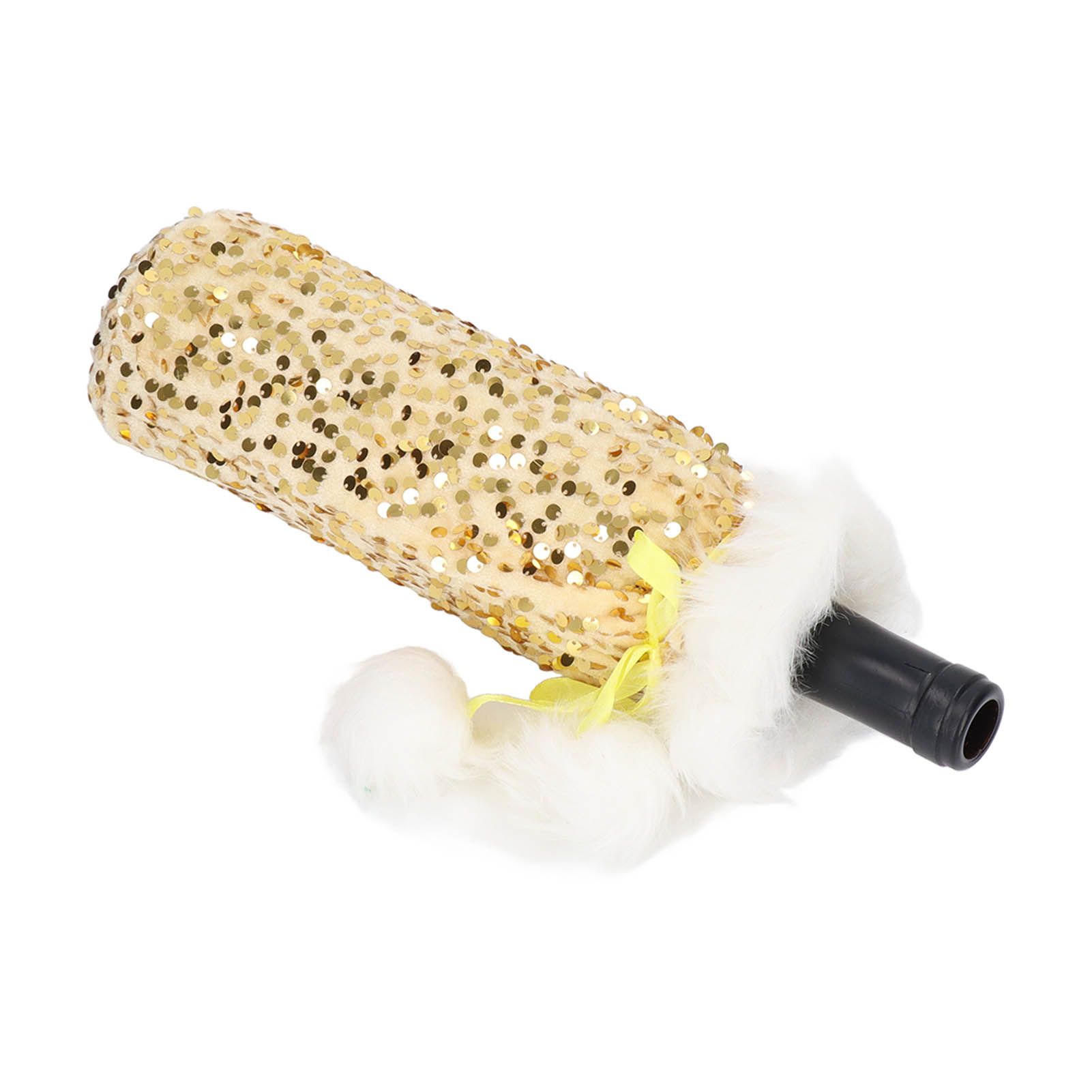 Christmas Wine Bottle Cover Beautiful Shiny Sequin Cloth Decorative Bottle Sleeve Cover for Christmas Parties Gold - Image 6