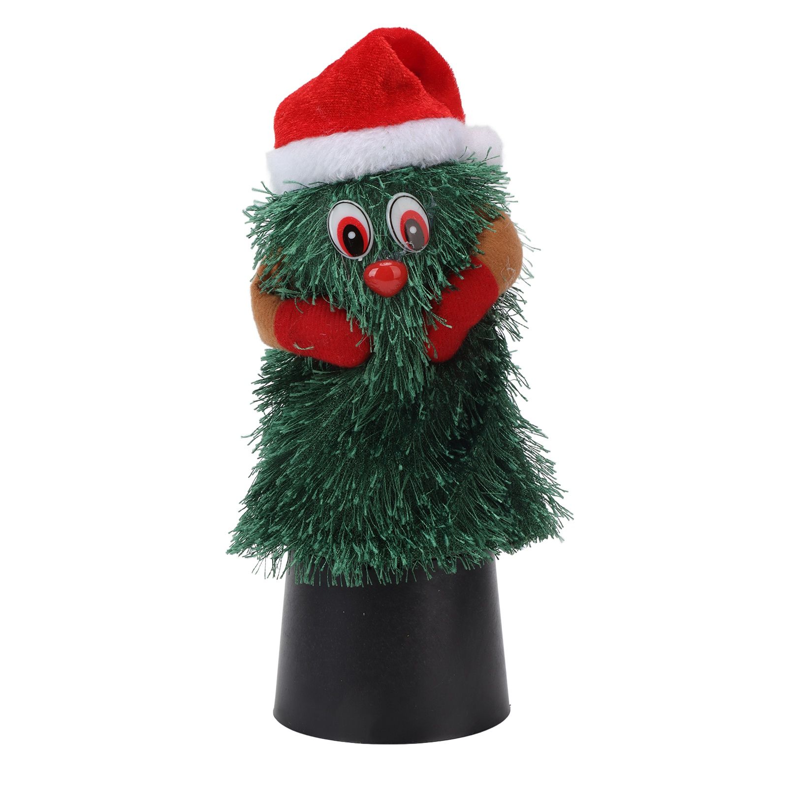 Tabletop Christmas Tree Musical Rotatable Cute Plant Shape Christmas Tree Figurine Decoration - Image 1