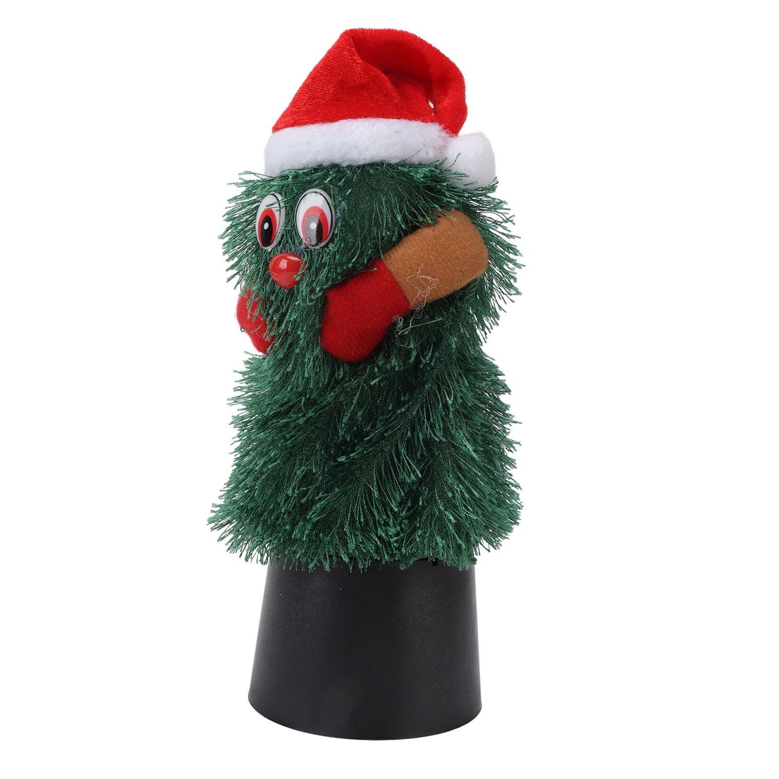 Tabletop Christmas Tree Musical Rotatable Cute Plant Shape Christmas Tree Figurine Decoration - Image 2