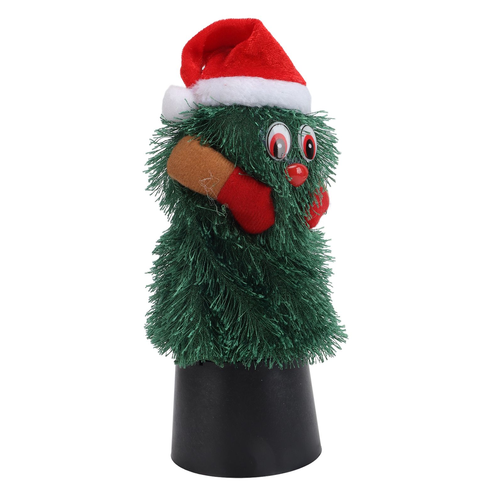 Tabletop Christmas Tree Musical Rotatable Cute Plant Shape Christmas Tree Figurine Decoration - Image 4