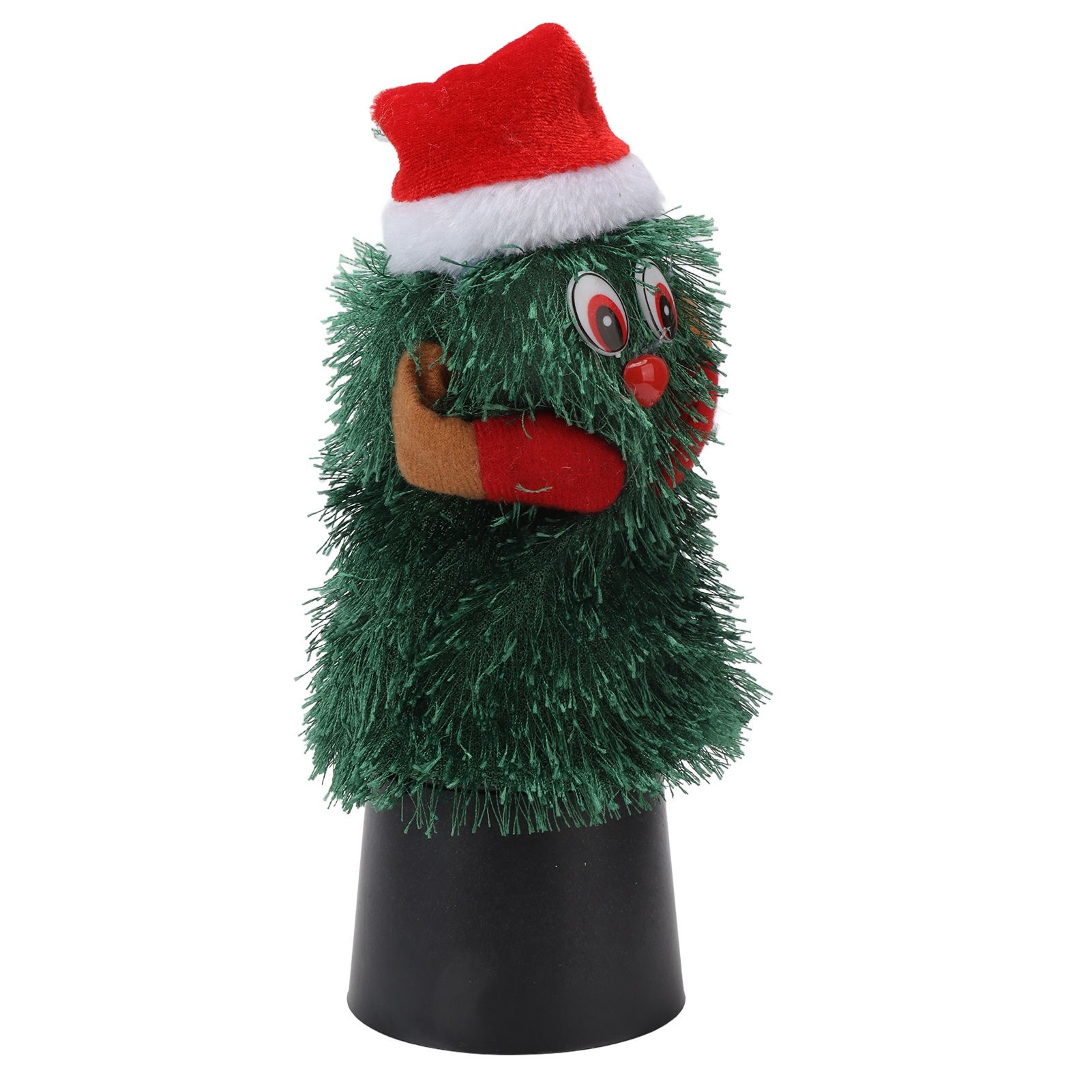 Tabletop Christmas Tree Musical Rotatable Cute Plant Shape Christmas Tree Figurine Decoration - Image 5