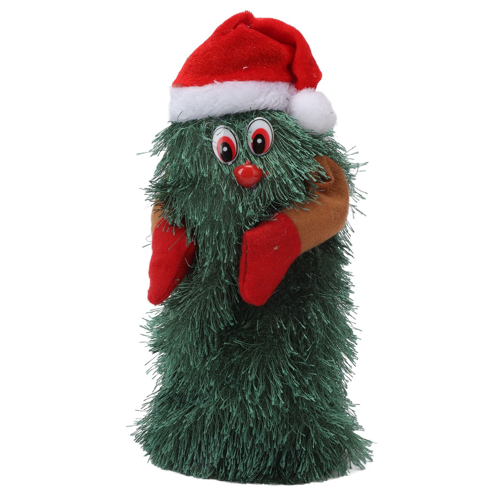 Tabletop Christmas Tree Musical Rotatable Cute Plant Shape Christmas Tree Figurine Decoration - Image 1