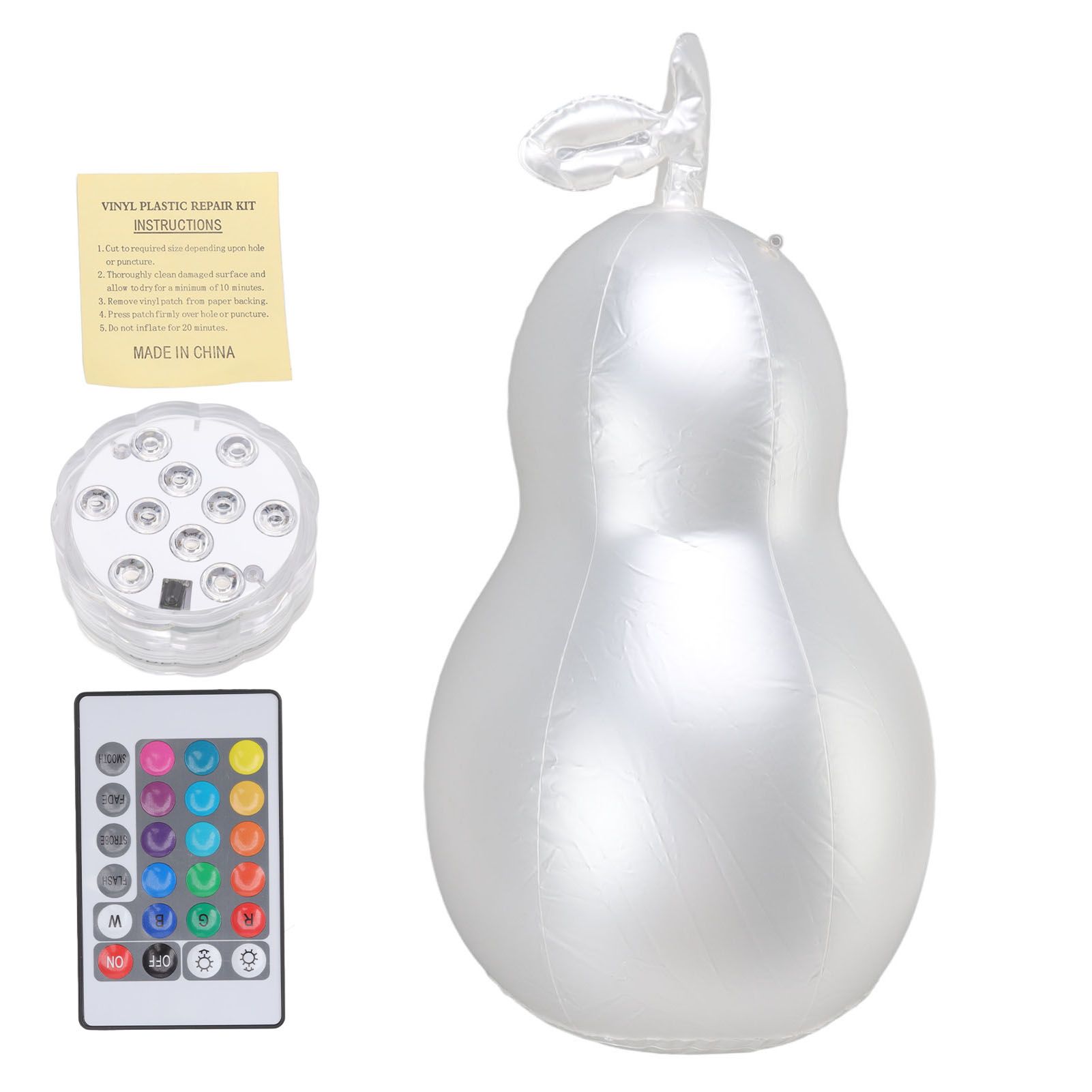 Inflatable Glowing Ball Avocado Shaped Waterproof Remote Control Light Up Ball for Party - Image 2