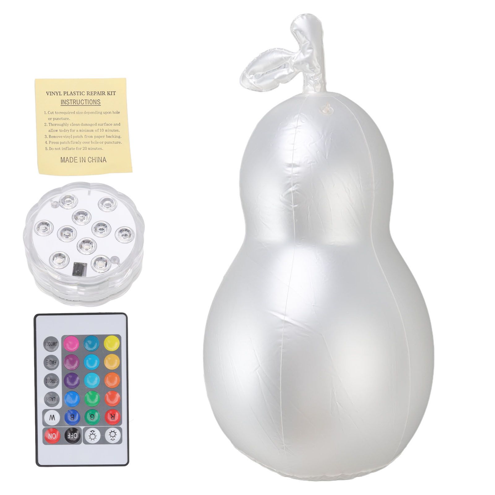 Inflatable Glowing Ball Avocado Shaped Waterproof Remote Control Light Up Ball for Party - Image 3