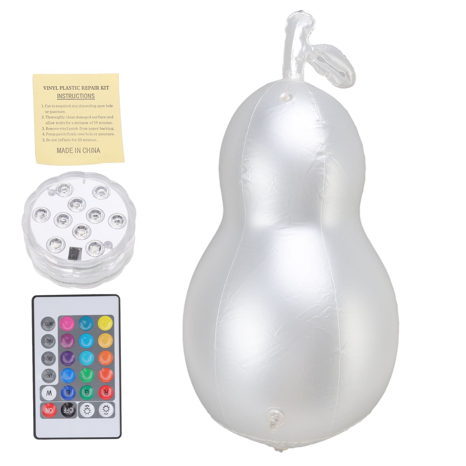 Inflatable Glowing Ball Avocado Shaped Waterproof Remote Control Light Up Ball for Party - Image 4