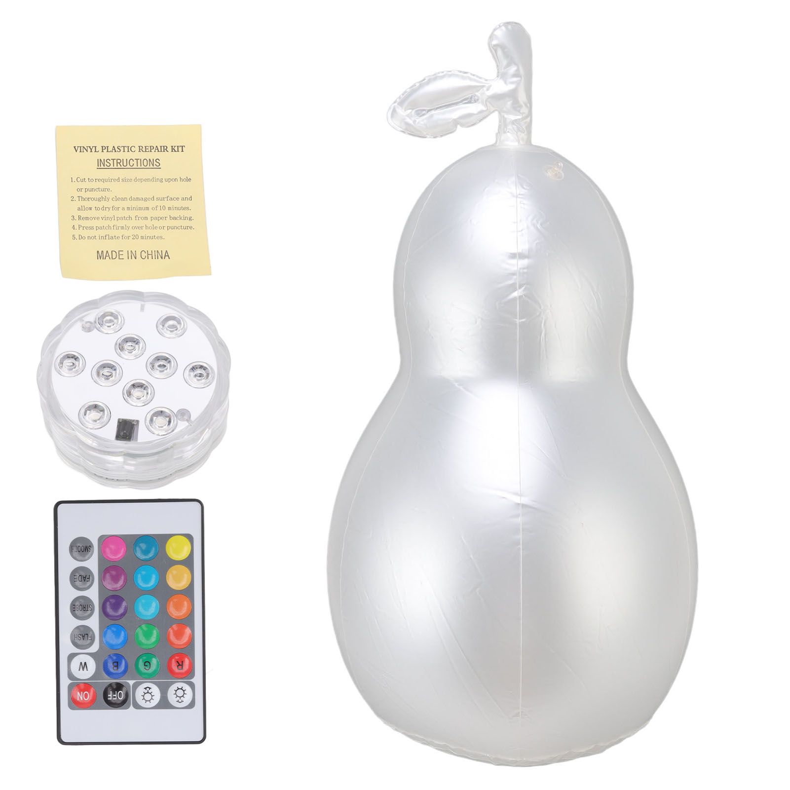 Inflatable Glowing Ball Avocado Shaped Waterproof Remote Control Light Up Ball for Party - Image 5