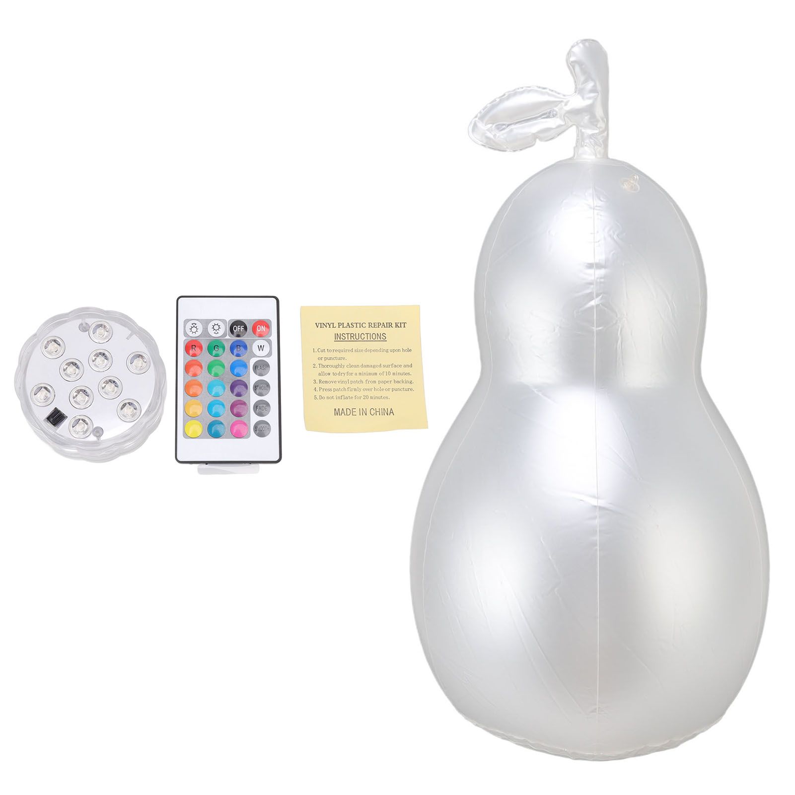 Inflatable Glowing Ball Avocado Shaped Waterproof Remote Control Light Up Ball for Party - Image 6