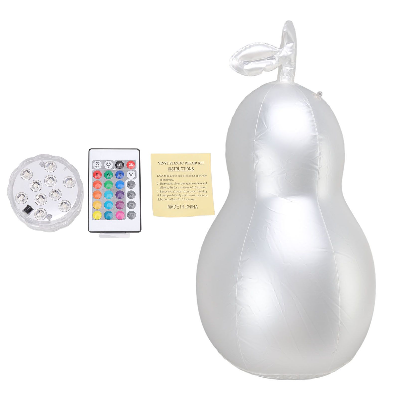 Inflatable Glowing Ball Avocado Shaped Waterproof Remote Control Light Up Ball for Party - Image 7