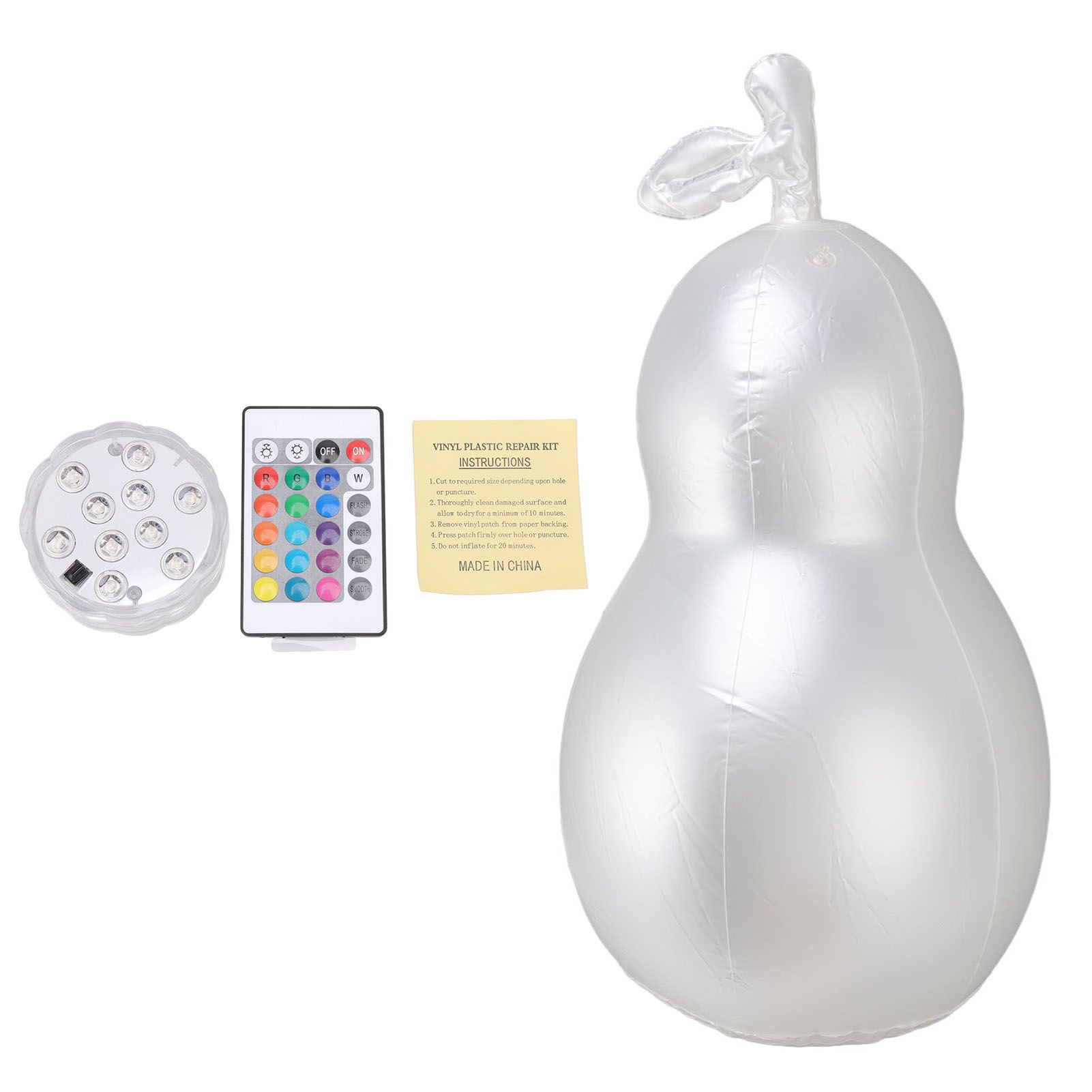 Inflatable Glowing Ball Avocado Shaped Waterproof Remote Control Light Up Ball for Party - Image 8