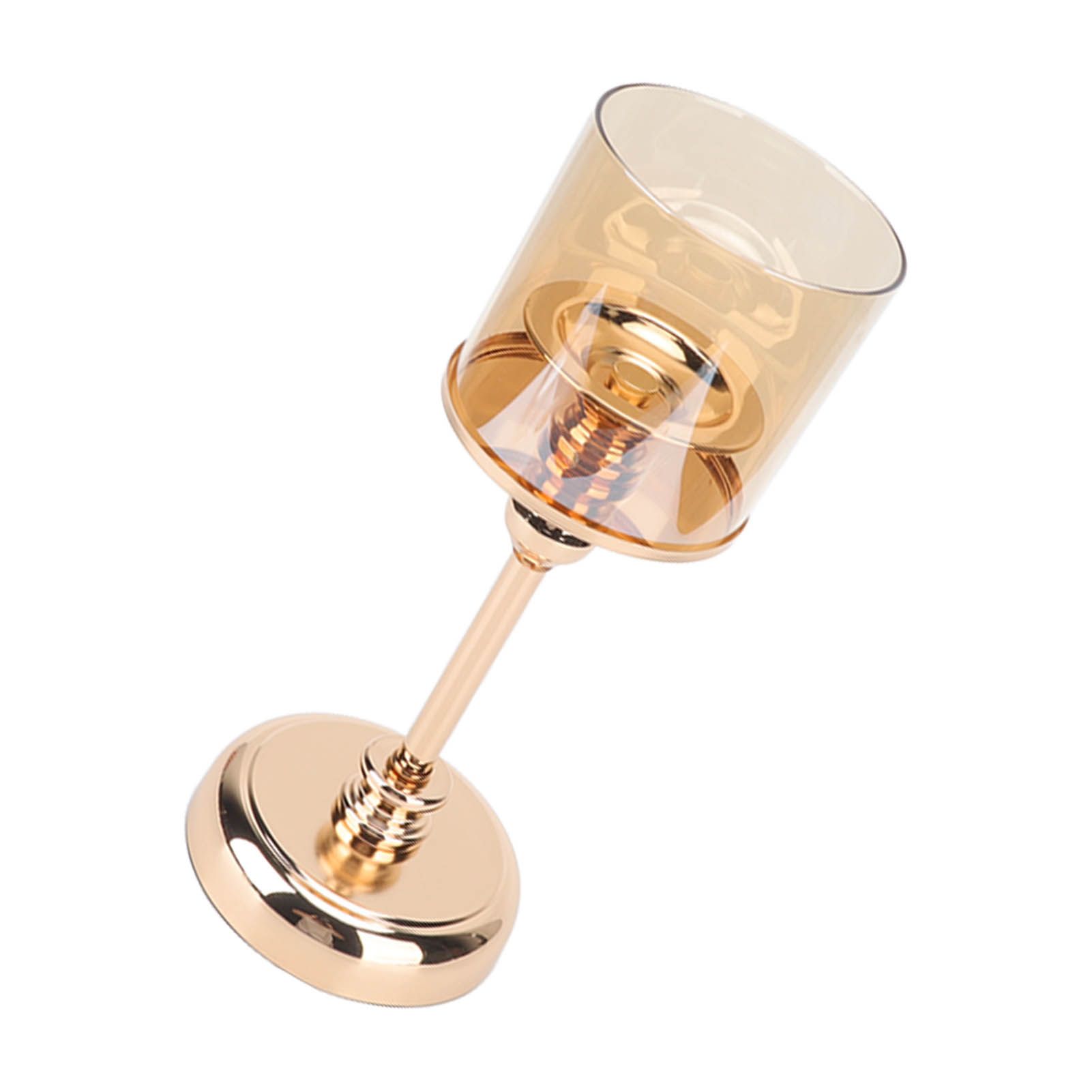 Light Luxury French Candlestick Ornament Table Candle Holder Romantic Candlelight Dinner Decorative Props Champagne Gold - Image 8