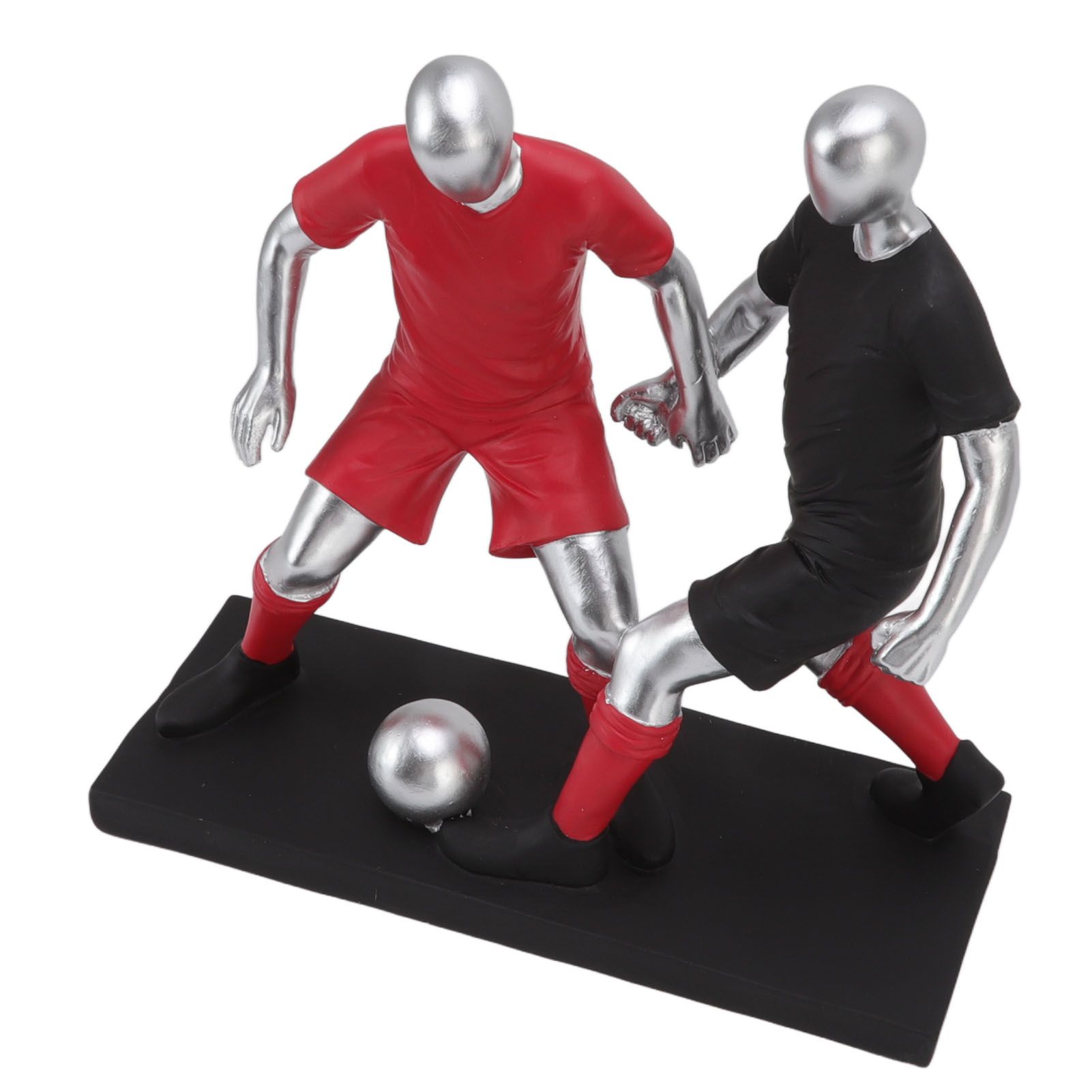 Resign Football Player Statue Soccer Sculpture Figurine Football Statue Decor Soccer Miniatures Figurines Sculpture Crafts Ornaments - Image 6