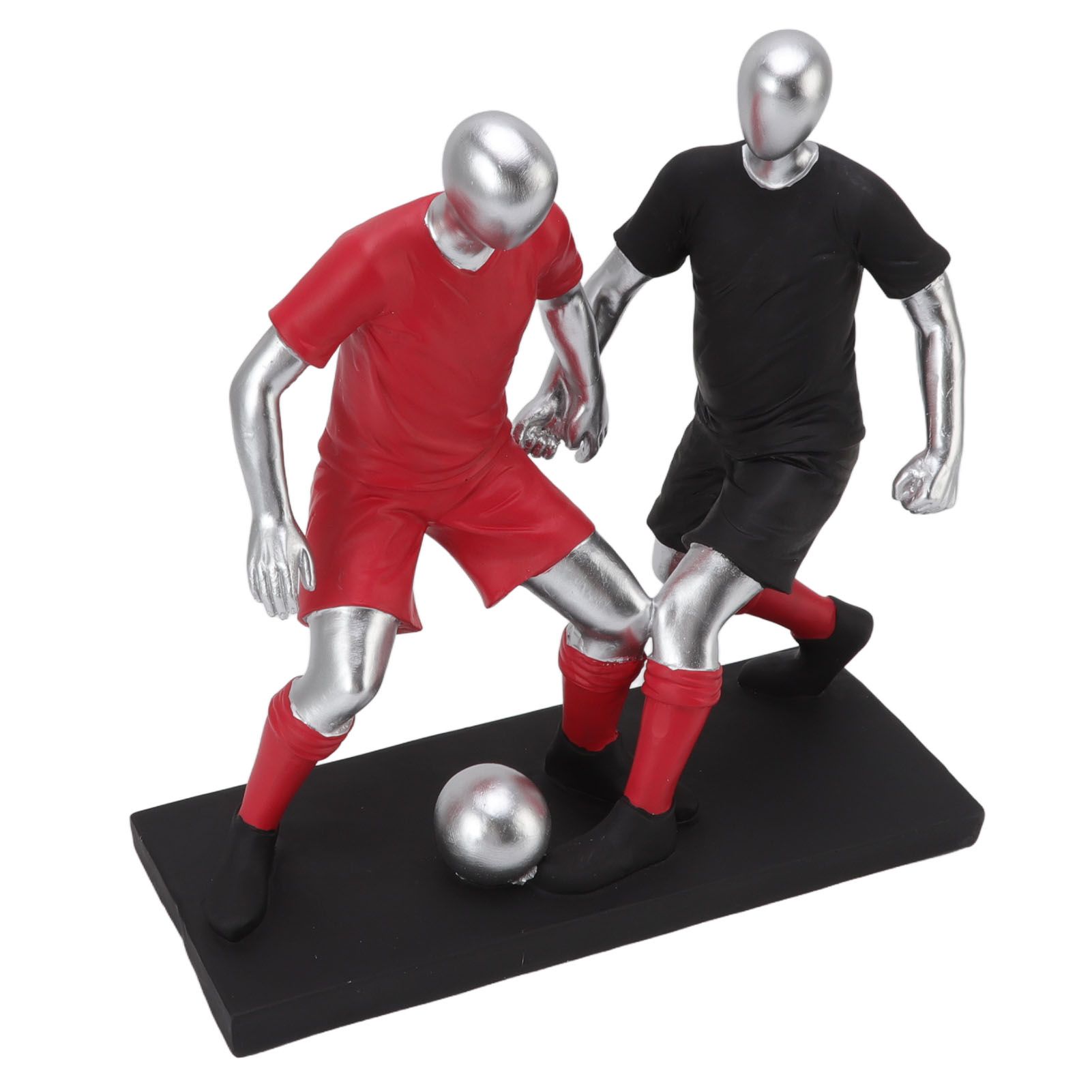 Resign Football Player Statue Soccer Sculpture Figurine Football Statue Decor Soccer Miniatures Figurines Sculpture Crafts Ornaments - Image 8