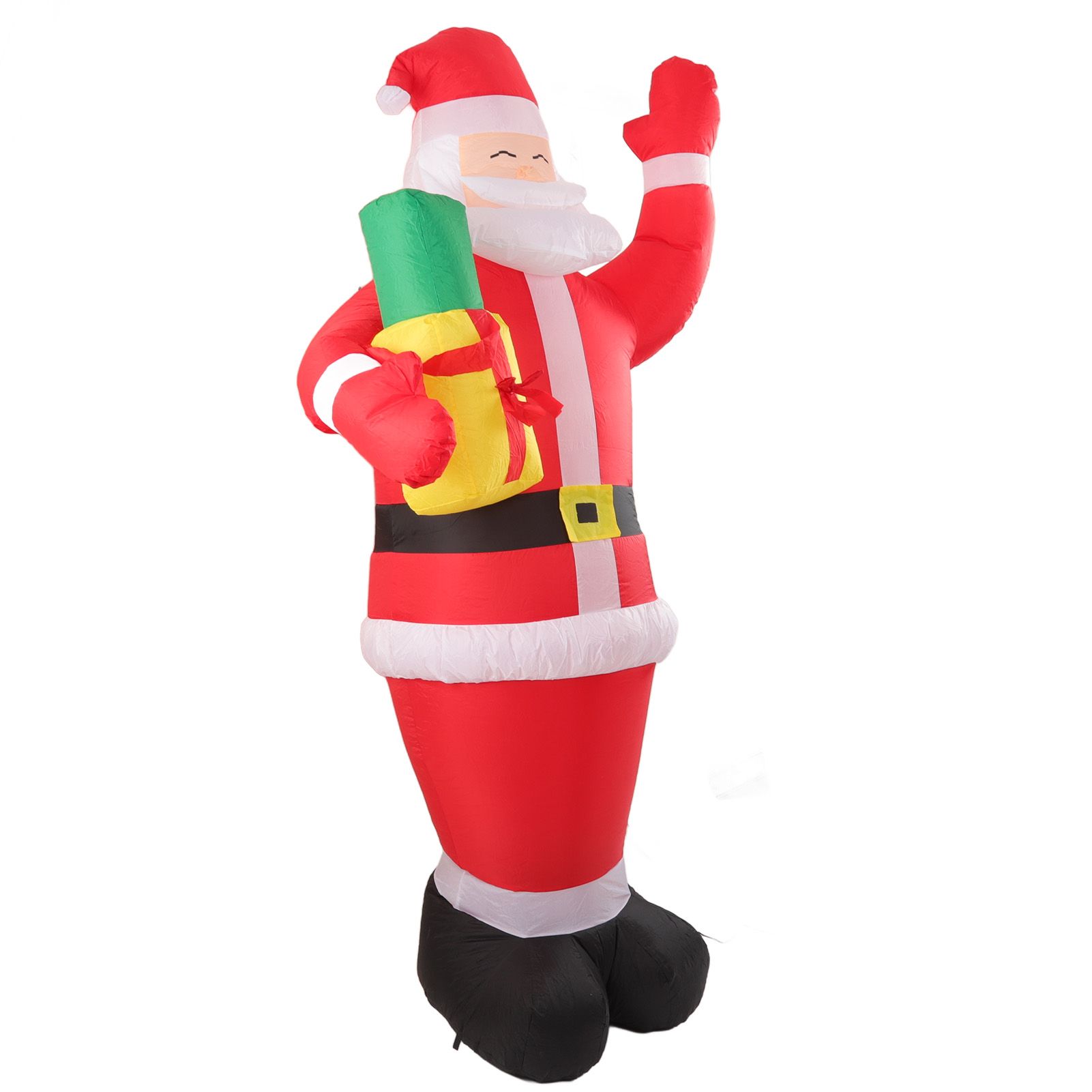 Inflatable Christmas Old Man Model with Gift Bag in Hand LED Growing Inflatable Christmas Man for Outdoor Garden Yard AU 100‑240V - Image 2