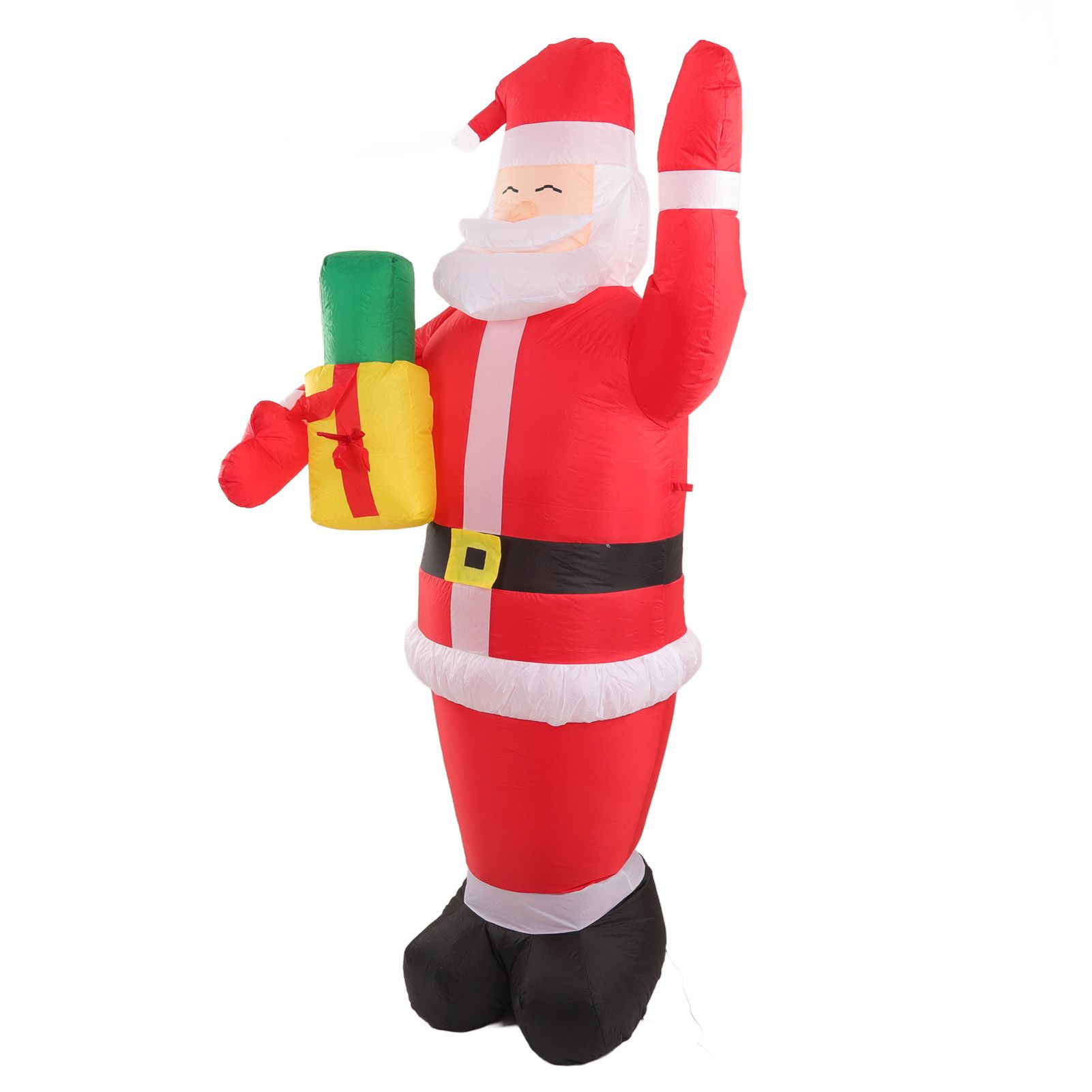 Inflatable Christmas Old Man Model with Gift Bag in Hand LED Growing Inflatable Christmas Man for Outdoor Garden Yard AU 100‑240V - Image 4