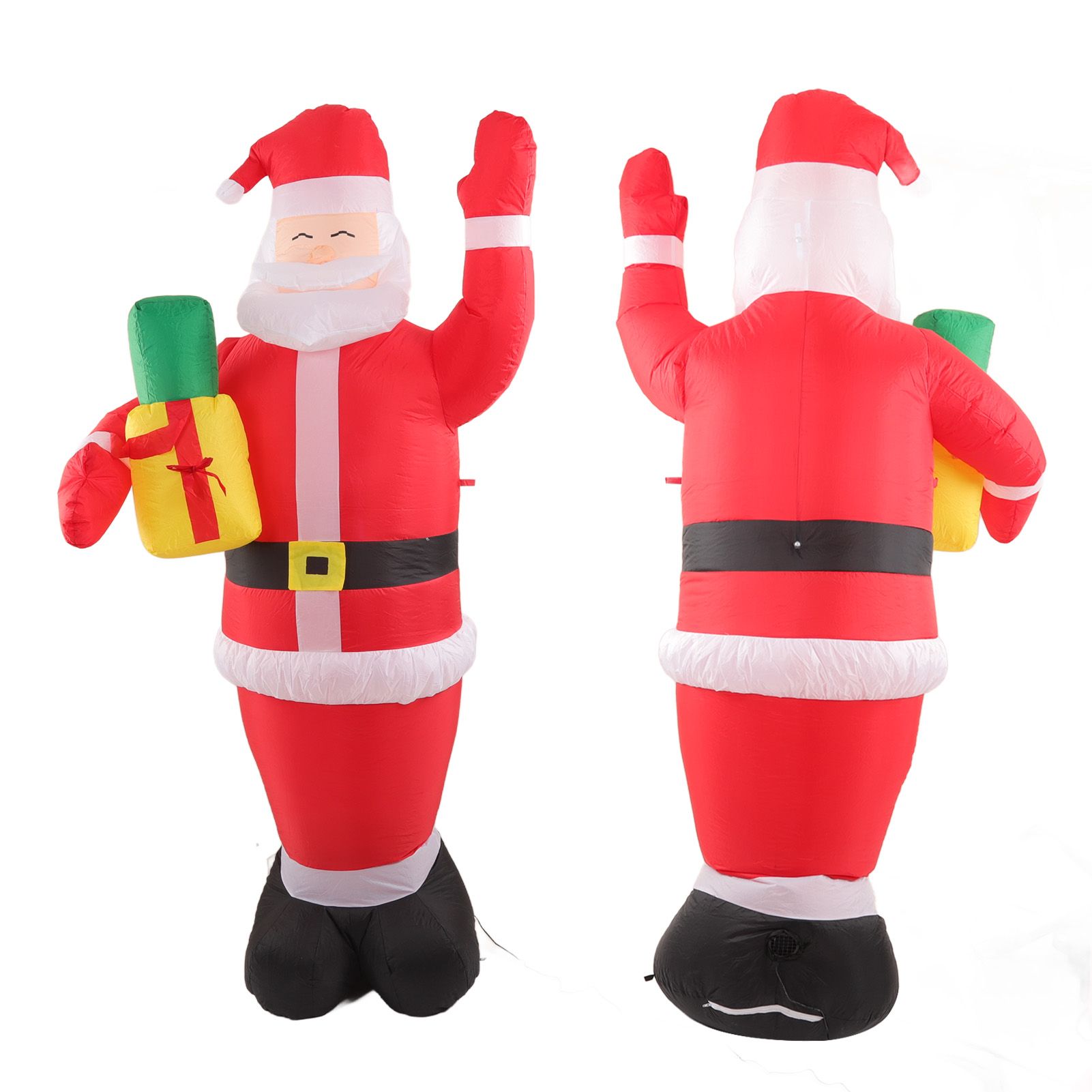 Inflatable Christmas Old Man Model with Gift Bag in Hand LED Growing Inflatable Christmas Man for Outdoor Garden Yard AU 100‑240V - Image 8