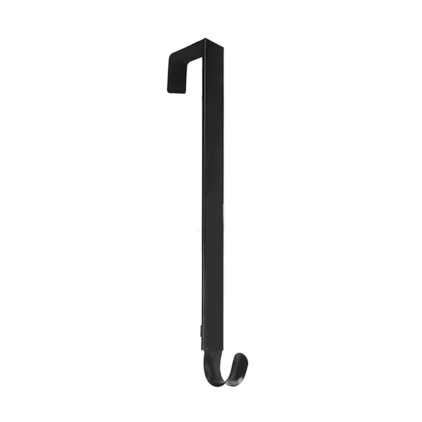 Adjustable Wreath Door Hanger Damage Free Wreaths Hanging Over The Door Hooks Iron Door Hanger for Christmas Wreath Black - Image 4