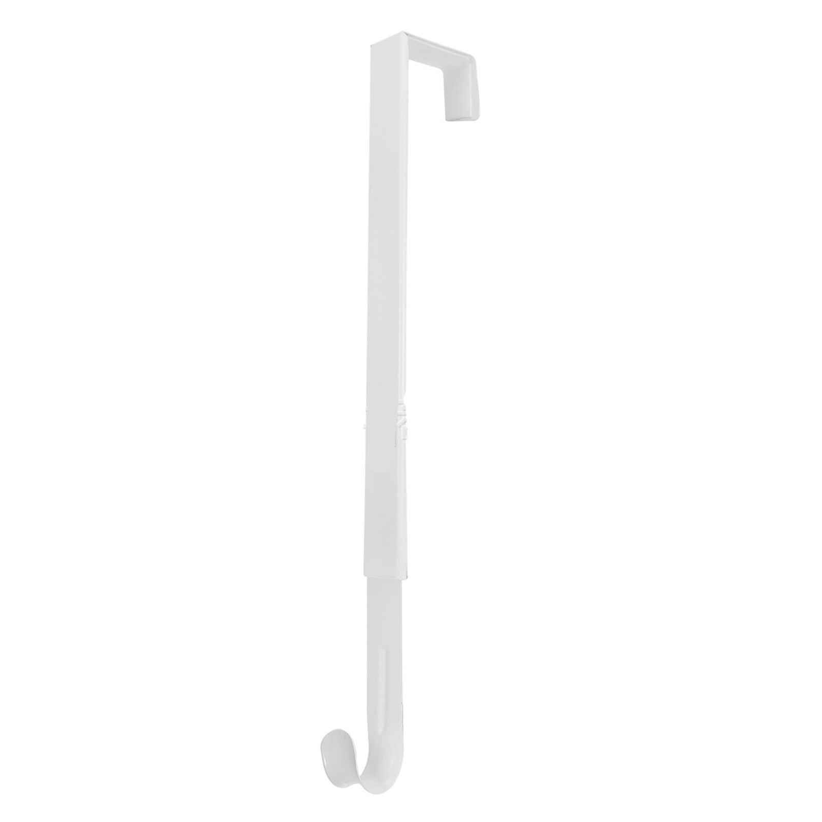 Adjustable Wreath Door Hanger Damage Free Wreaths Hanging Over The Door Hooks Iron Door Hanger for Christmas Wreath White - Image 1