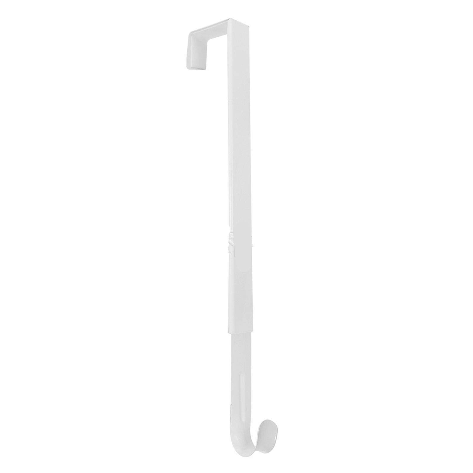 Adjustable Wreath Door Hanger Damage Free Wreaths Hanging Over The Door Hooks Iron Door Hanger for Christmas Wreath White - Image 2