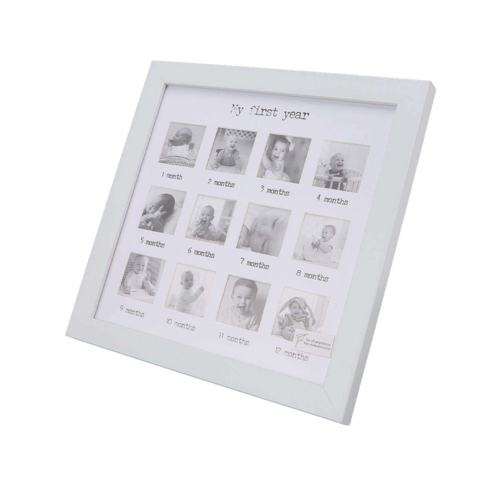 Baby First Year Photo Frame 12 Months Newborn Monthly Picture Frame for Baby Growth Record Baby Keepsake - Image 3