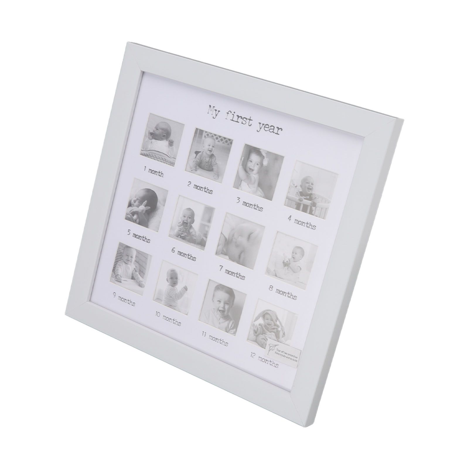 Baby First Year Photo Frame 12 Months Newborn Monthly Picture Frame for Baby Growth Record Baby Keepsake - Image 5