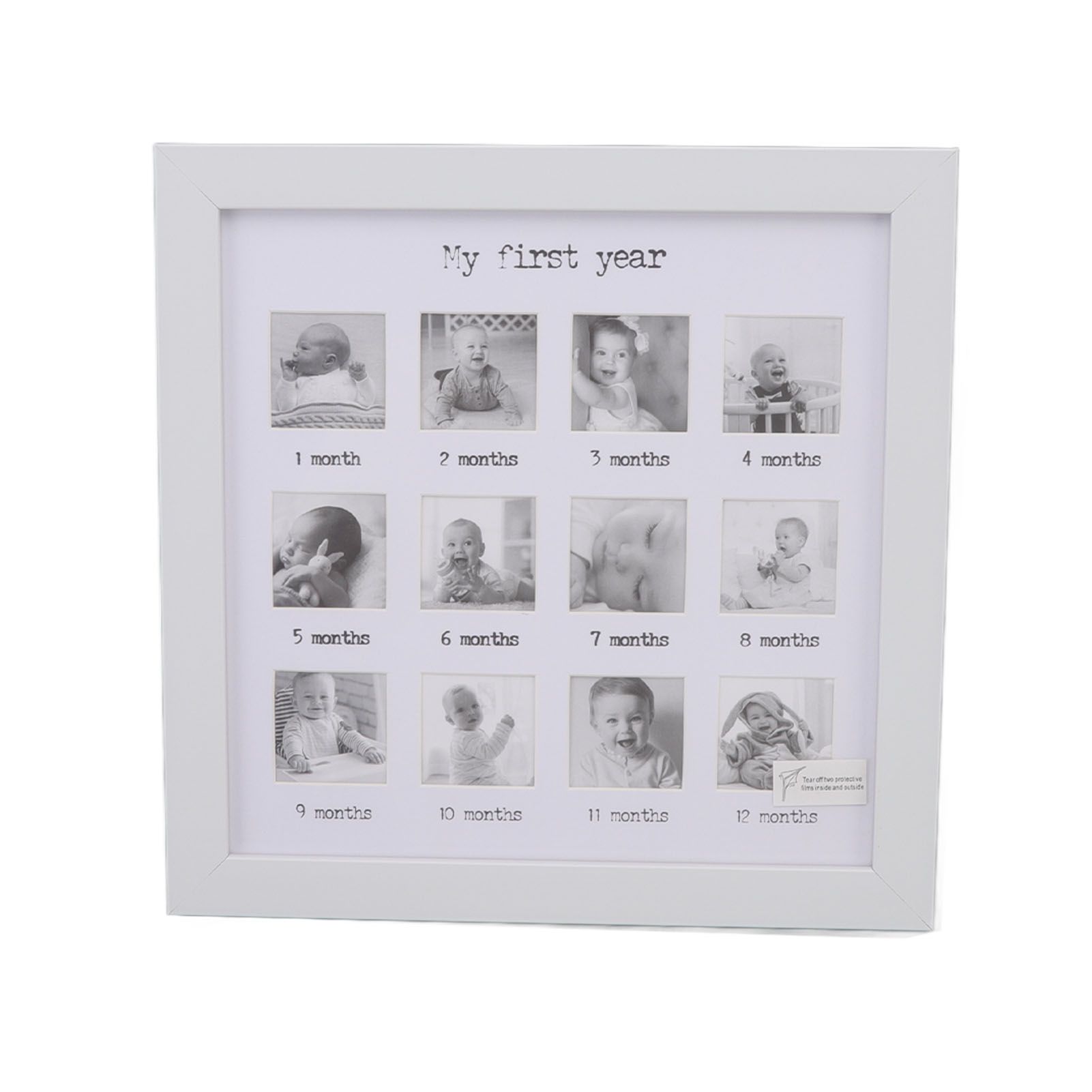 Baby First Year Photo Frame 12 Months Newborn Monthly Picture Frame for Baby Growth Record Baby Keepsake - Image 6