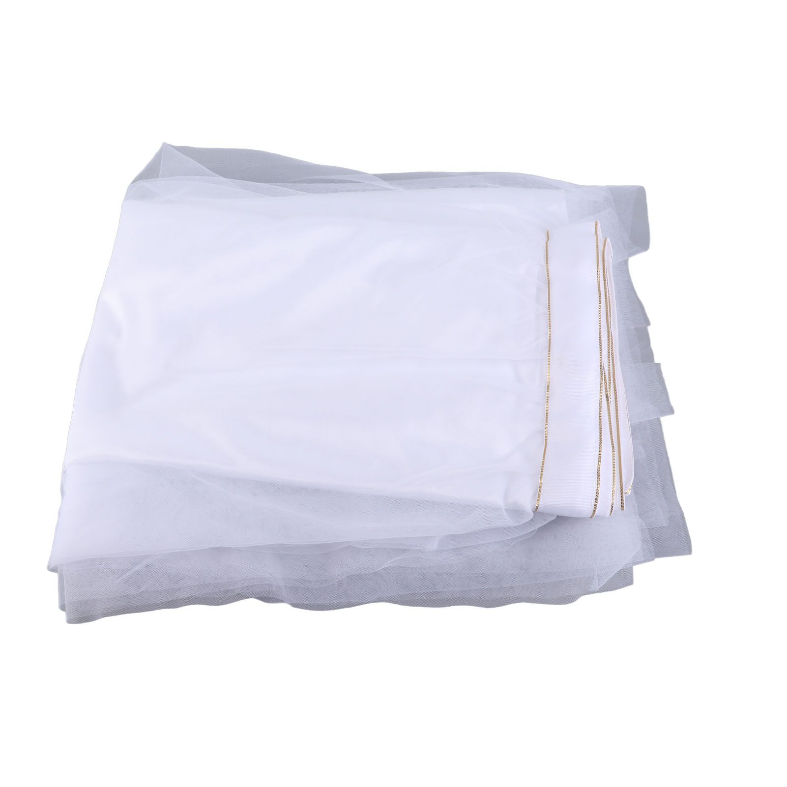 Table Cloth Soft Fluffy Stretchy Tulle Wedding Table Runner Table Skirt Wedding Table Decorations White 183x75cm (6x2.5ft) - Image 3