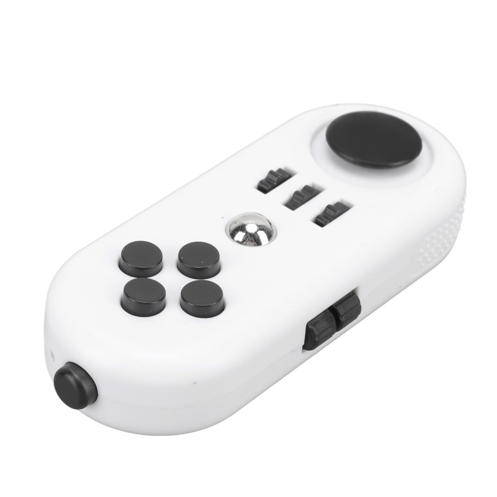 Fidget Toy Reduce Stress Relax Mood Portable Anxiety Sensory EDC Toy Sensory Fidgets Controller Pad 5 White and Black - Image 2
