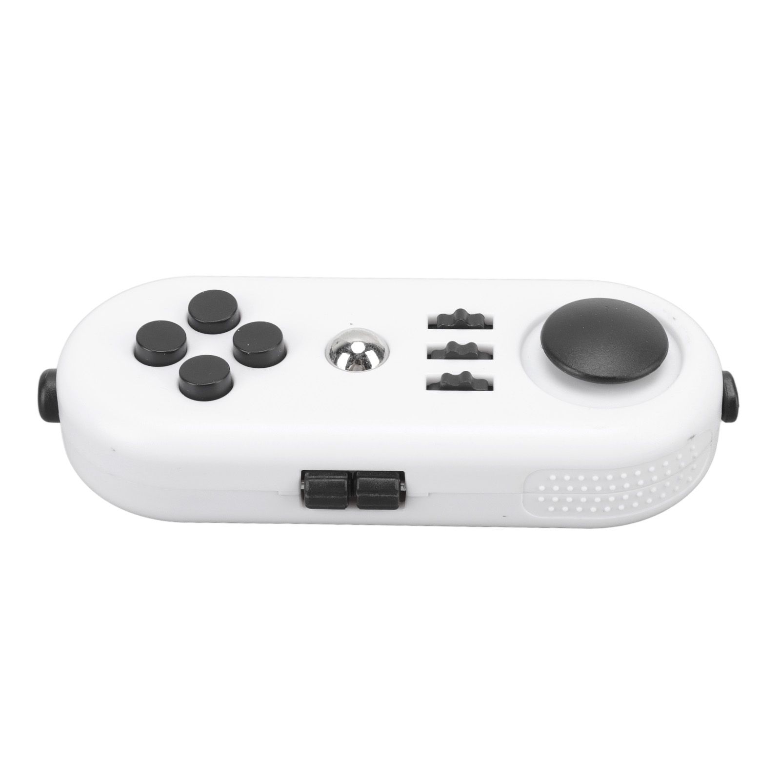 Fidget Toy Reduce Stress Relax Mood Portable Anxiety Sensory EDC Toy Sensory Fidgets Controller Pad 5 White and Black - Image 3