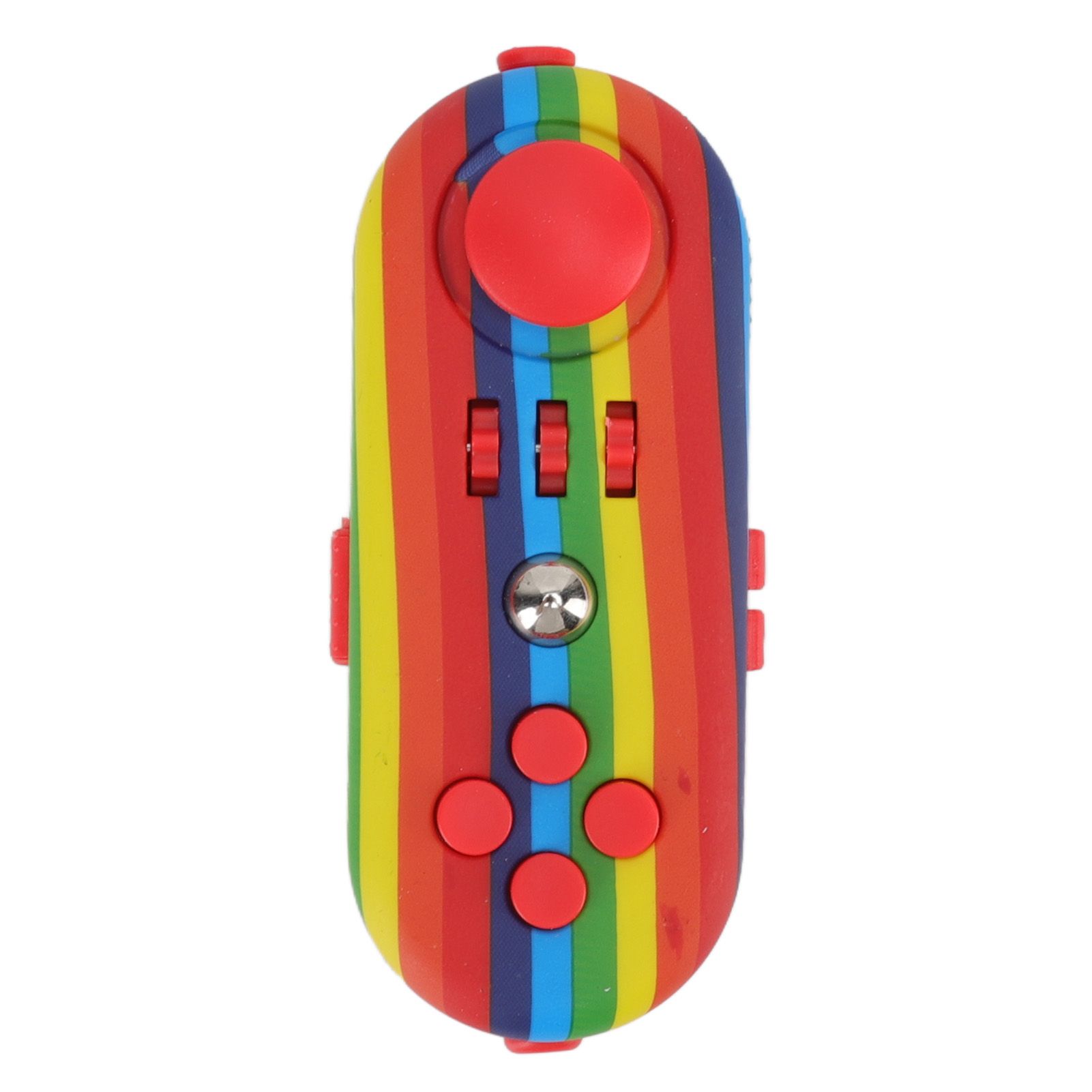 Fidget Toy Reduce Stress Relax Mood Portable Anxiety Sensory EDC Toy Sensory Fidgets Controller Pad 9 Colorful - Image 1