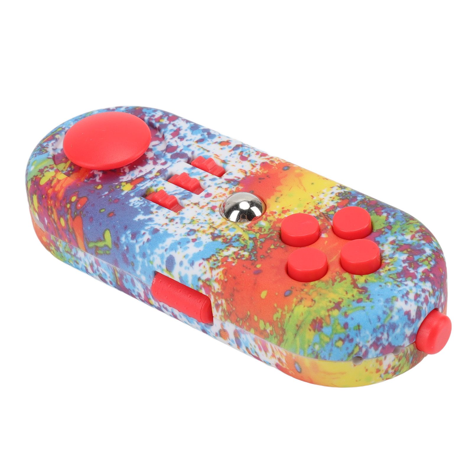 Fidget Toy Reduce Stress Relax Mood Portable Anxiety Sensory EDC Toy Sensory Fidgets Controller Pad 11 Graffiti Color - Image 2
