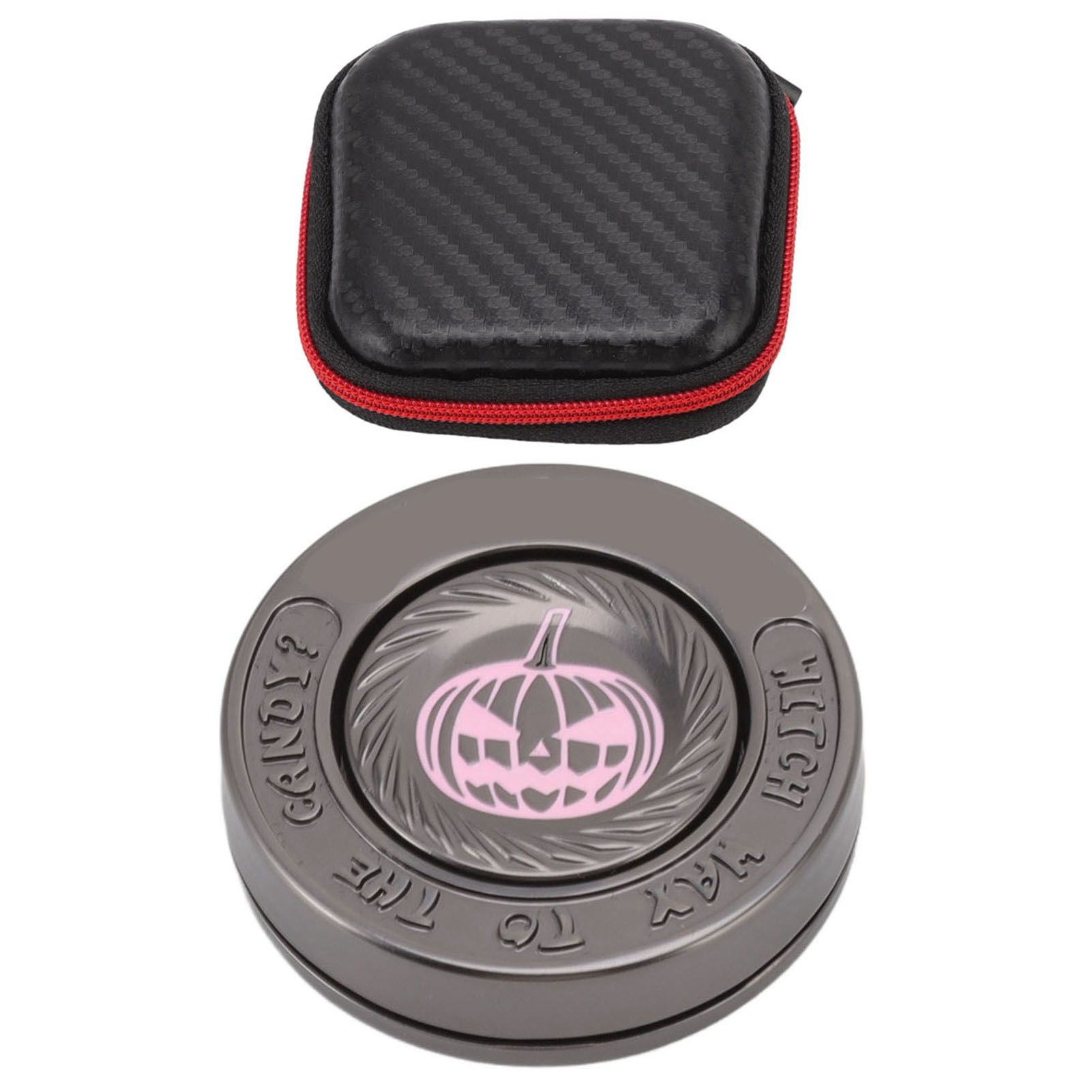 Fidget Spinning Toy Evil Pumpkin Round Lightweight Stress Relieving EDC Desk Toy for Office - Image 1