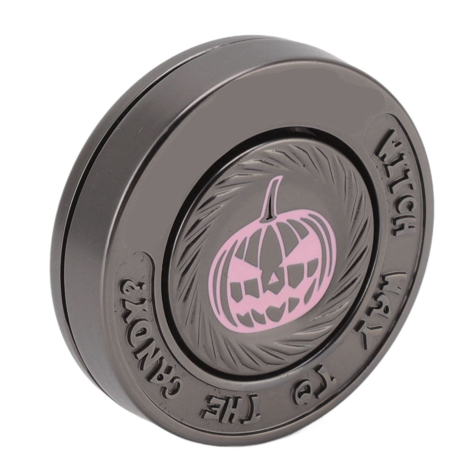 Fidget Spinning Toy Evil Pumpkin Round Lightweight Stress Relieving EDC Desk Toy for Office - Image 8