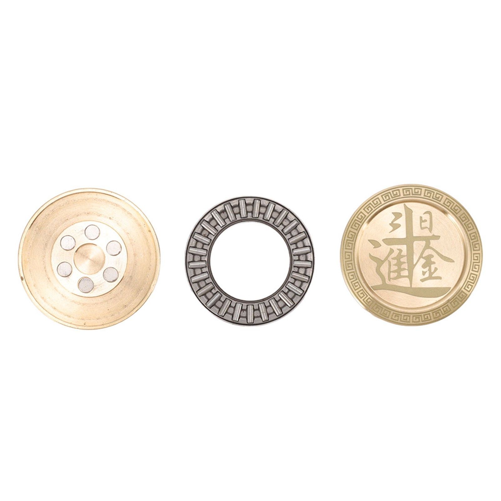Magnetic Push Slider Stress Relief Round Portable EDC Push Slider Decompression Toy - Image 3