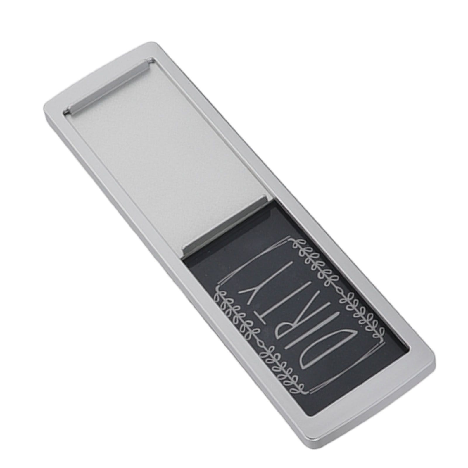 Dishwasher Magnet Easy To Read Clean Dirty Sign Indicator for Dishwasher With Double Sided Adhesive Tape Silver (Black and White) - Image 3