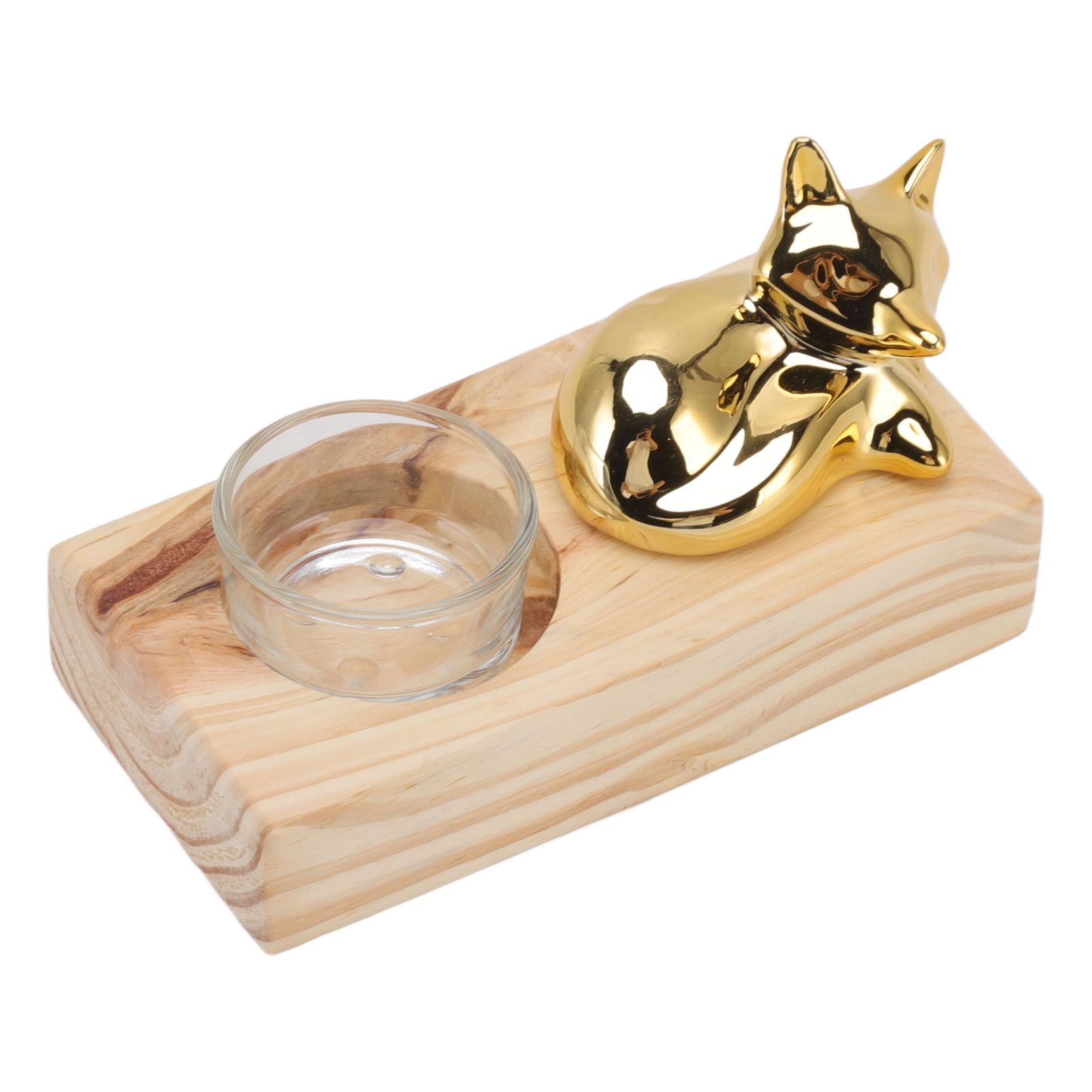 Candle Holder Decor Nordic Wooden Ceramic Glass Household Party Bedroom Ornament Gift - Image 7